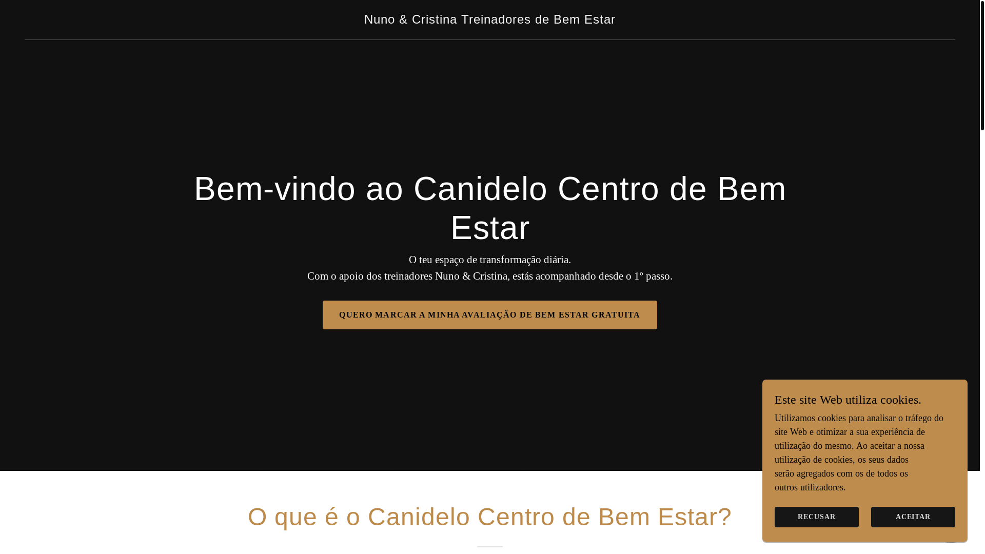 website screenshot of https://canidelocbe.com/