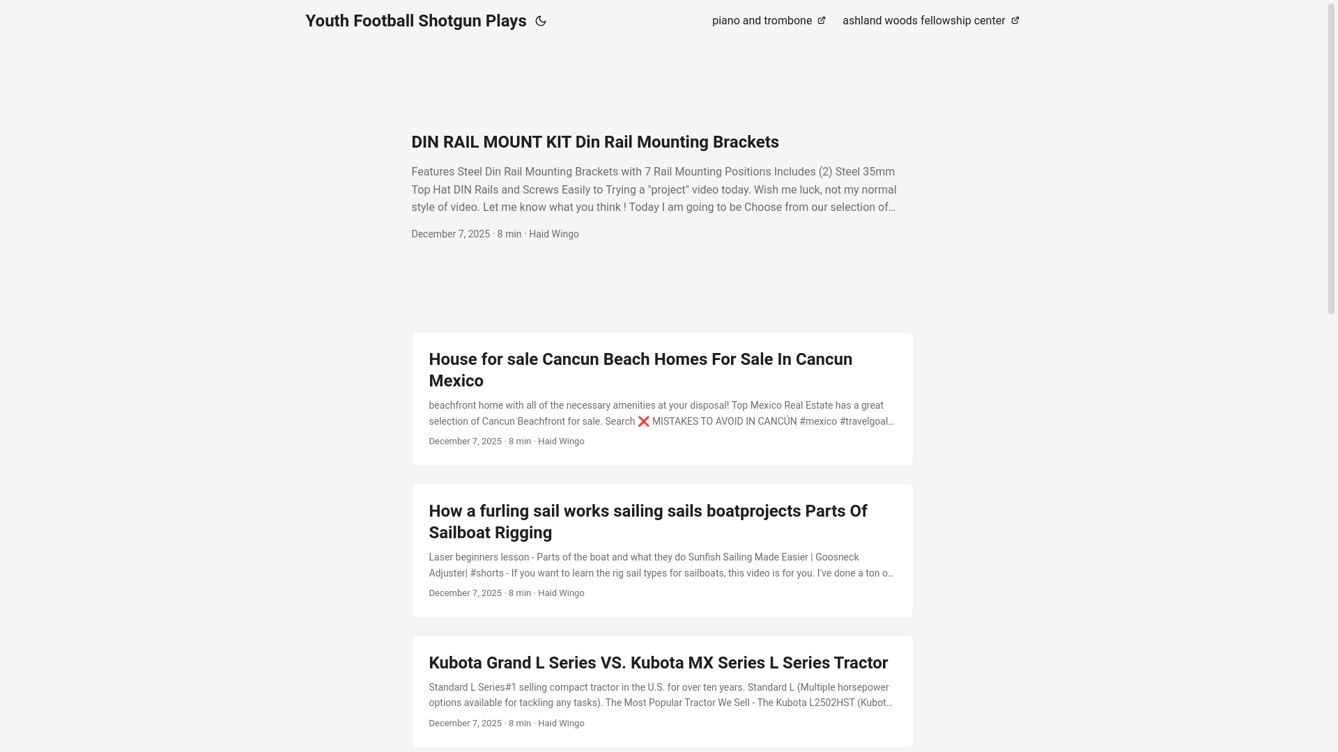 website screenshot of https://youthfootballshotgunplays.pages.dev/