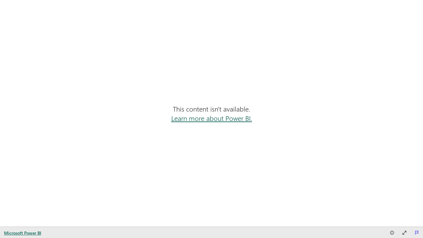 website screenshot of https://app.powerbi.com/view