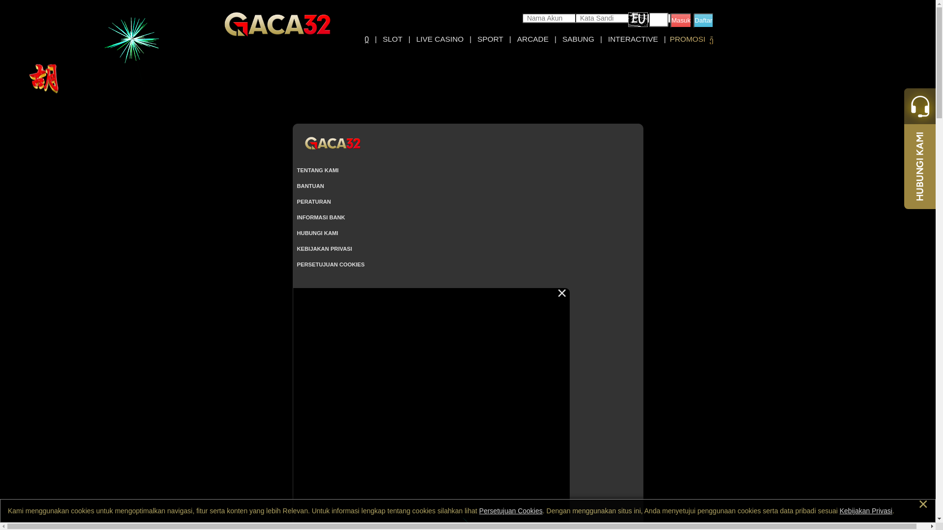 website screenshot of https://gaca32a.com/