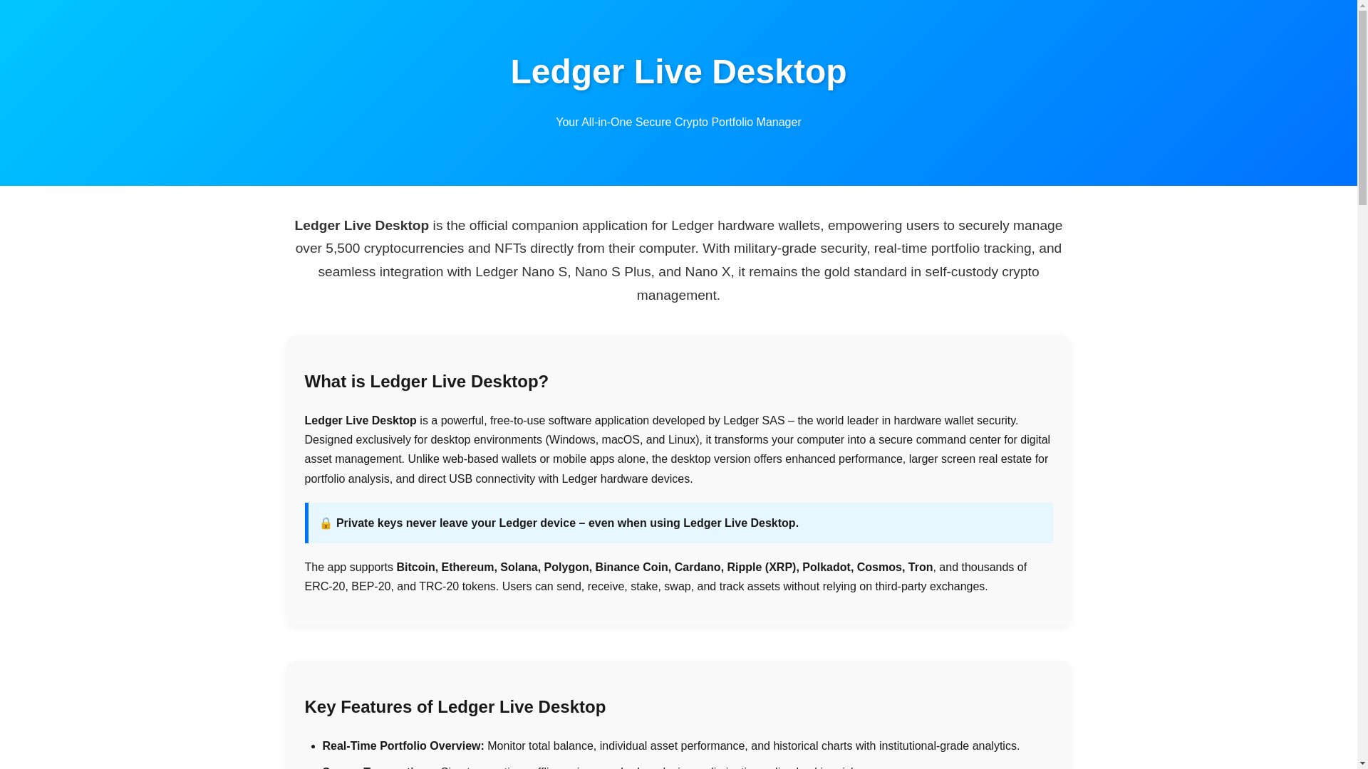 website screenshot of https://sso-ledger-live-desktop-hub.pages.dev/