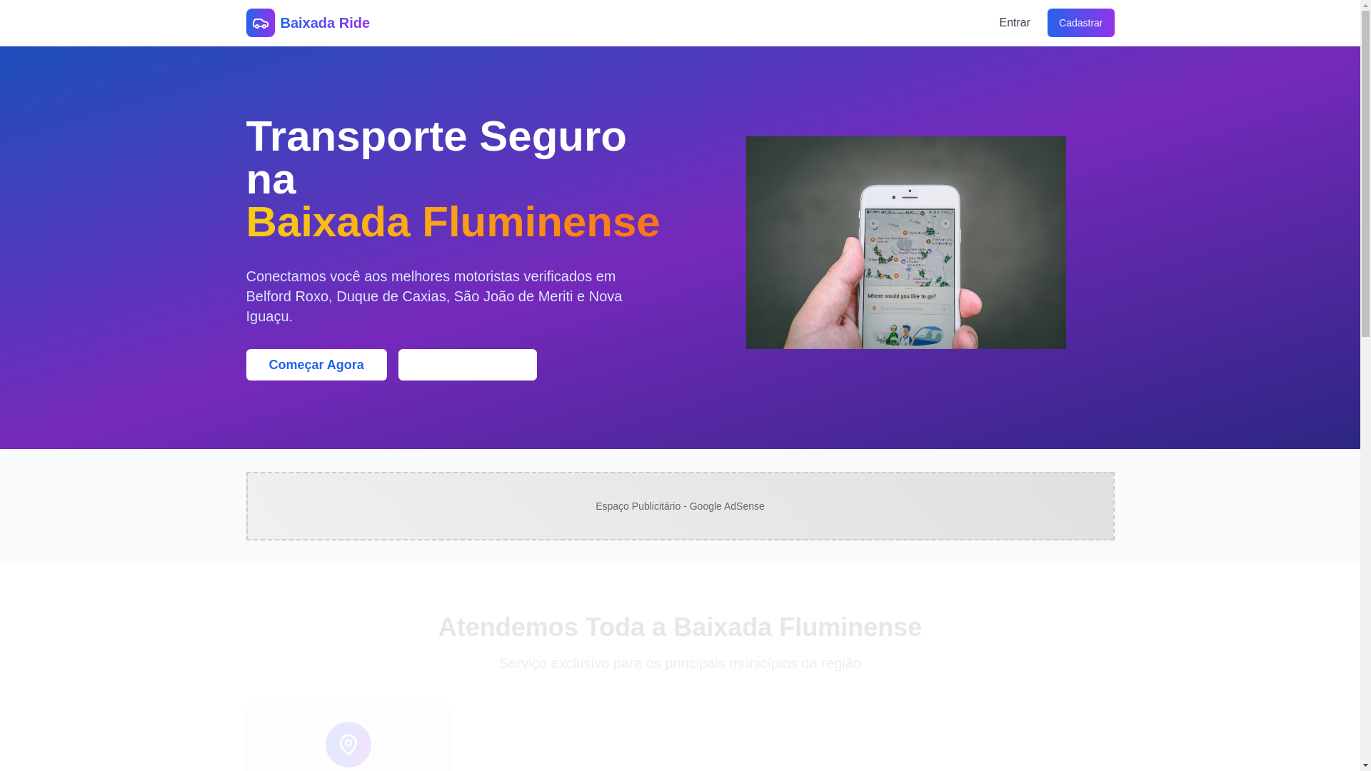 website screenshot of https://vaibx.com.br/