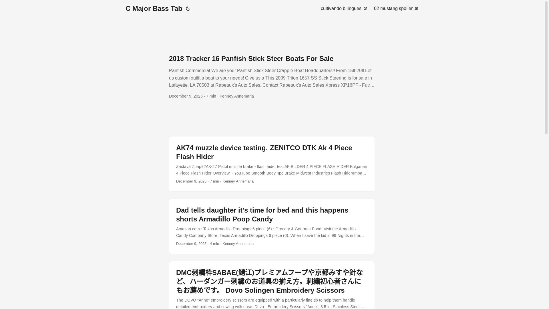 website screenshot of https://cmajorbasstab.pages.dev/