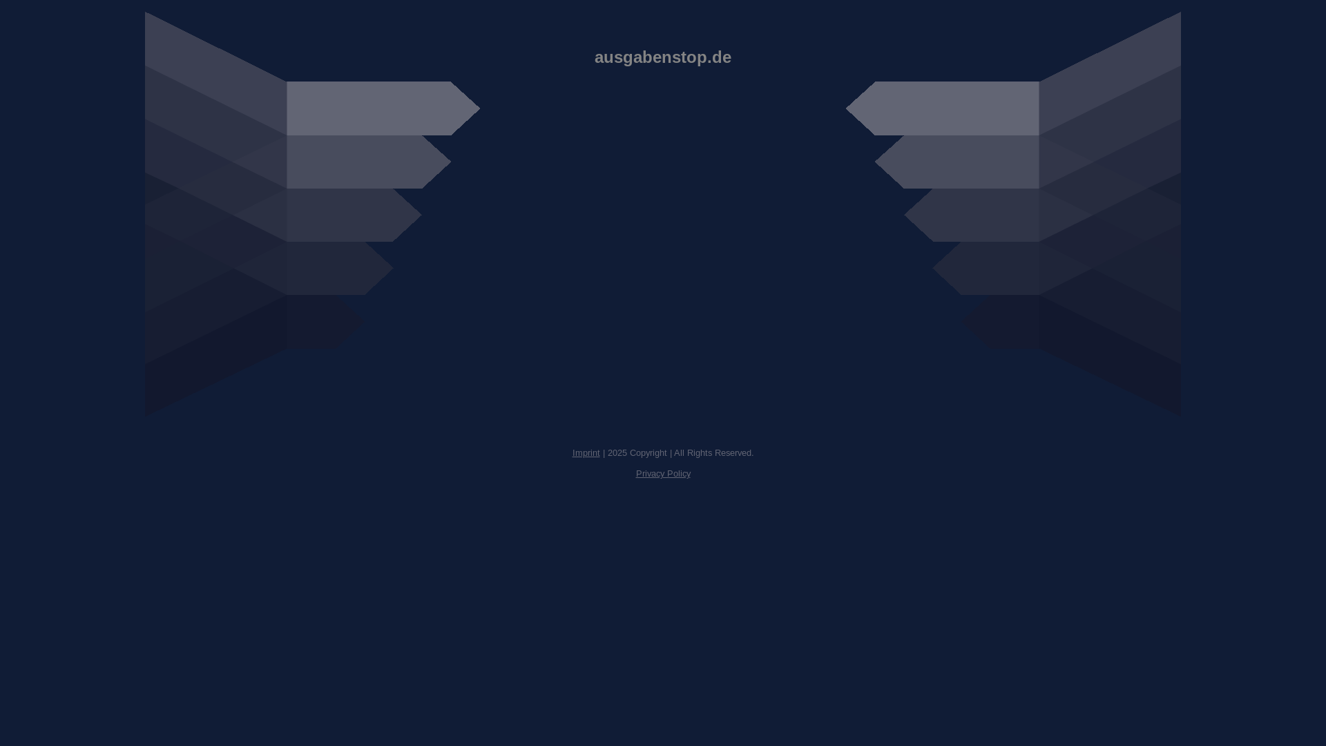 website screenshot of https://ausgabenstop.de/