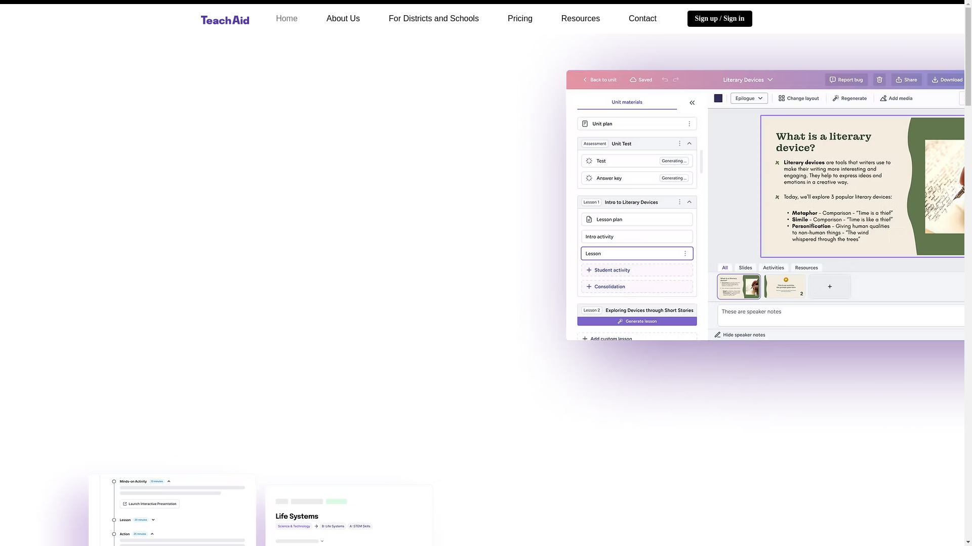 website screenshot of https://educatorai.pro/