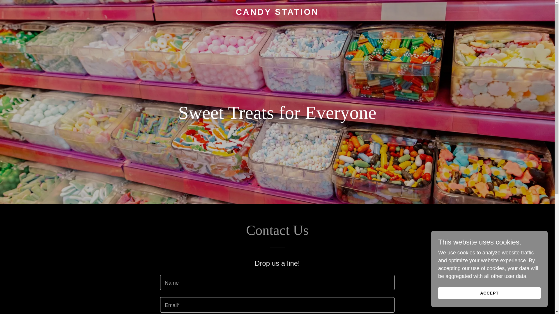website screenshot of https://candystation.ca/