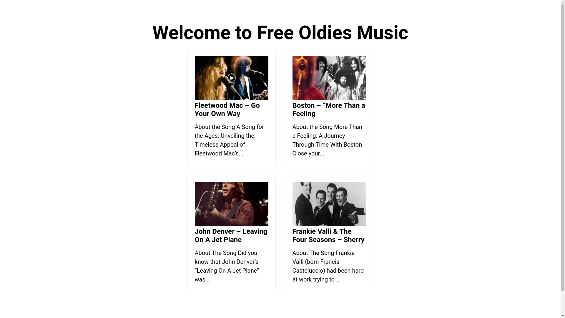 website screenshot of https://foreverelvissongs.live/