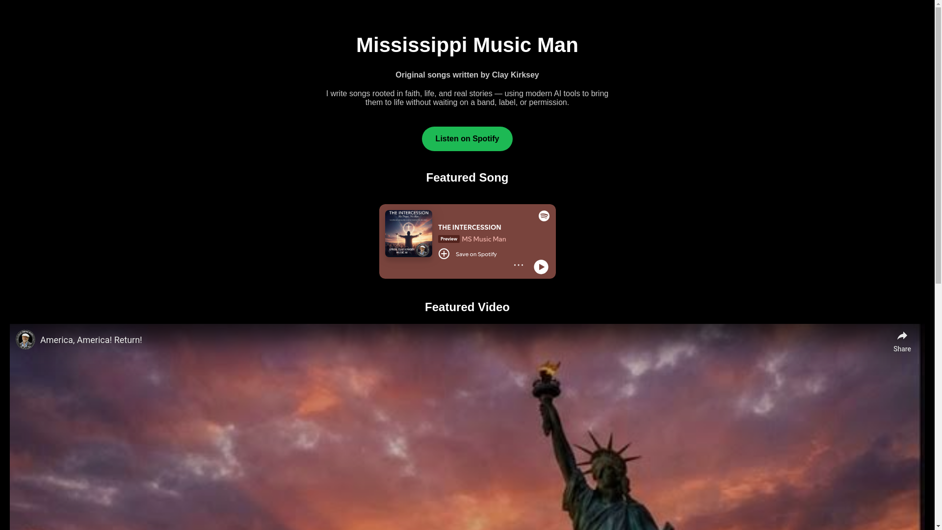 website screenshot of https://msmusicman.com/