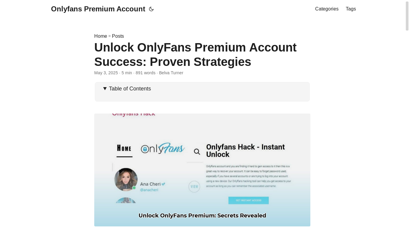 website screenshot of https://onlyfans-premium-account.pages.dev/