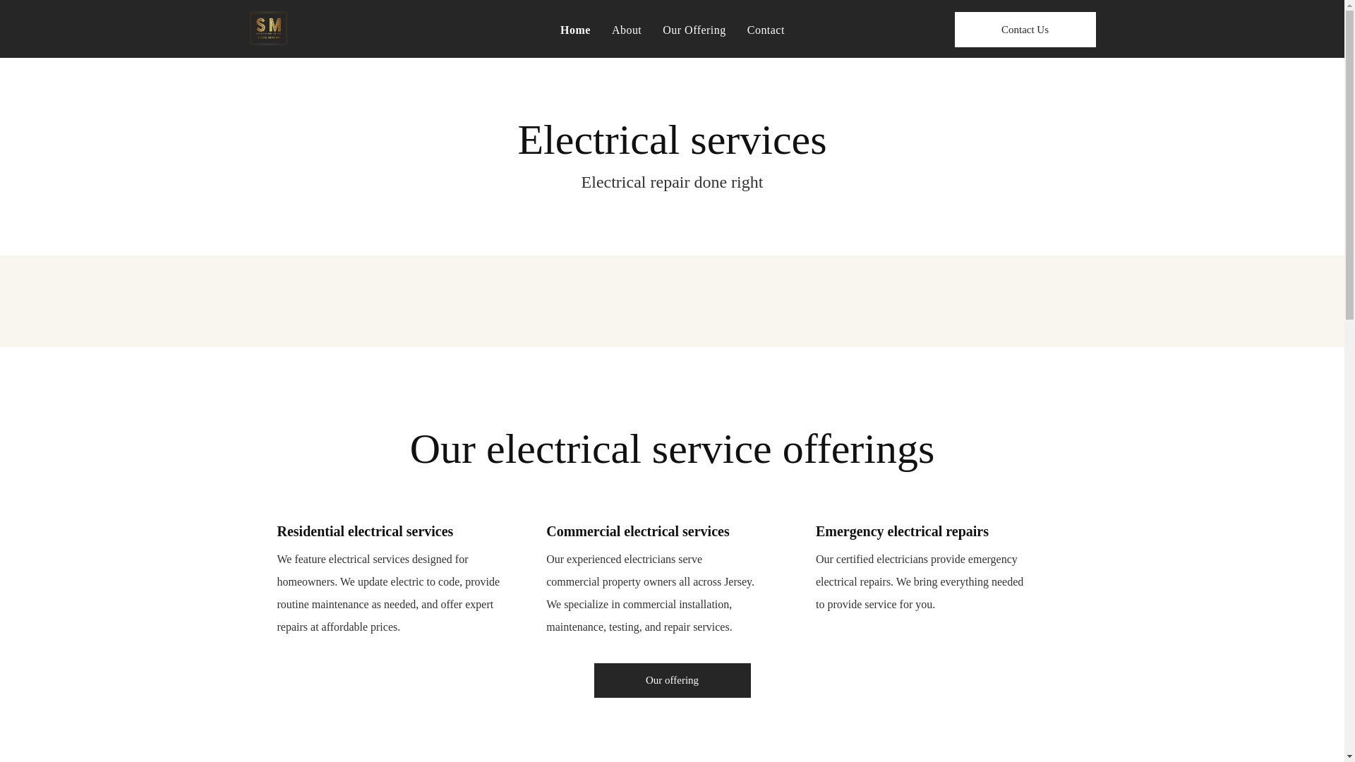 website screenshot of https://sminstallationsltd.com/