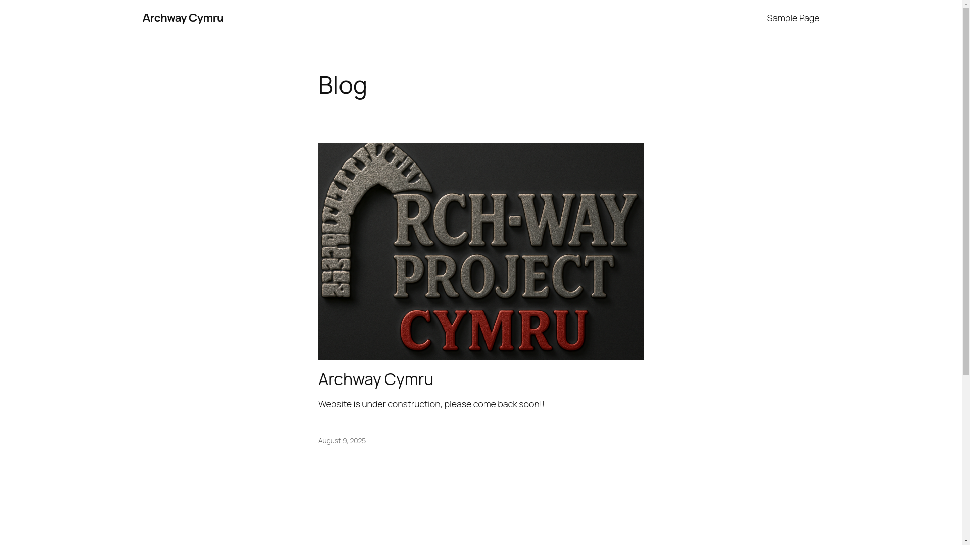 website screenshot of https://archwaycymru.co.uk/