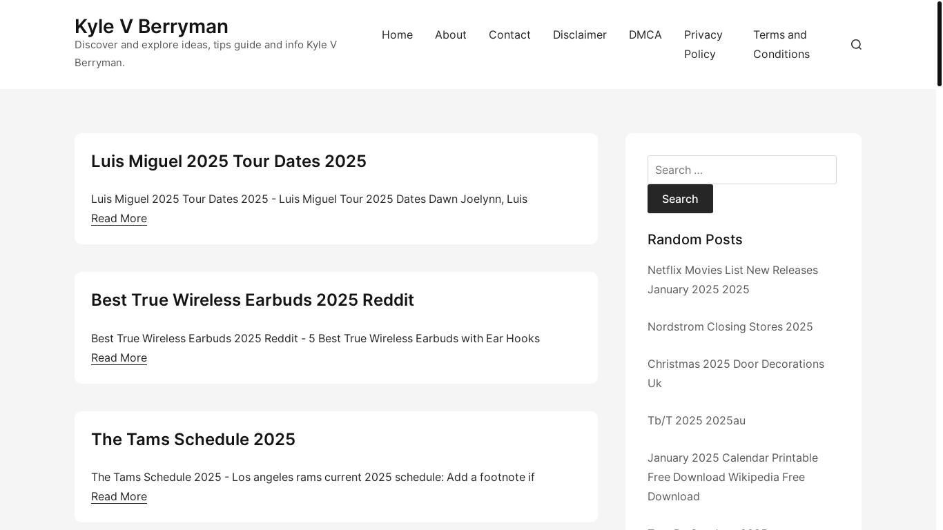 website screenshot of https://kylevberrymanv.pages.dev/