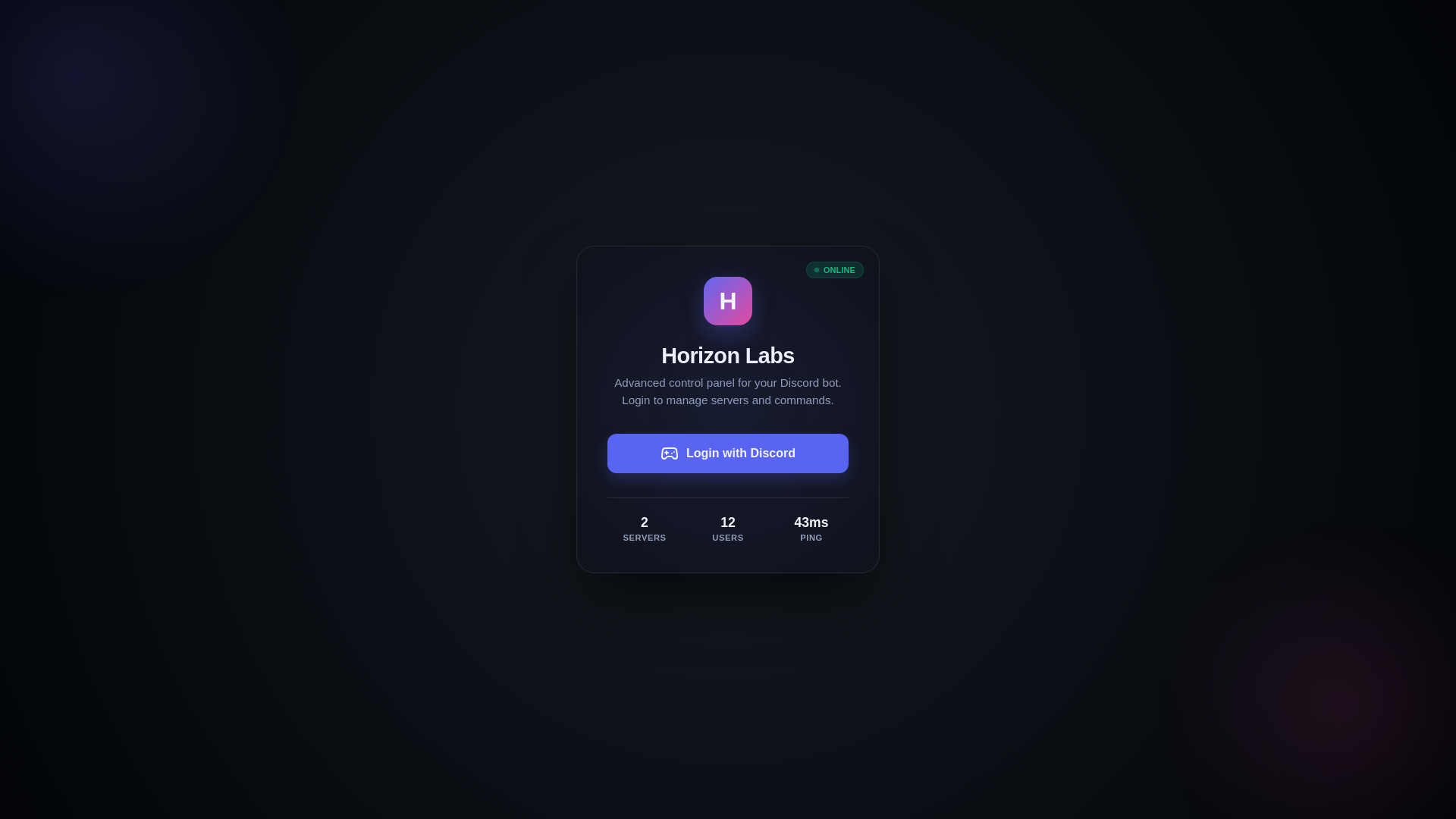 website screenshot of https://horizon-labs.info/