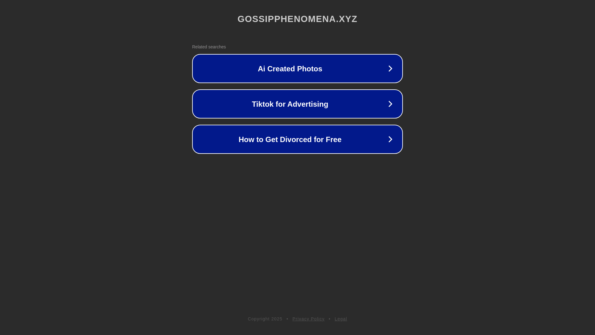 website screenshot of https://gossipphenomena.xyz/