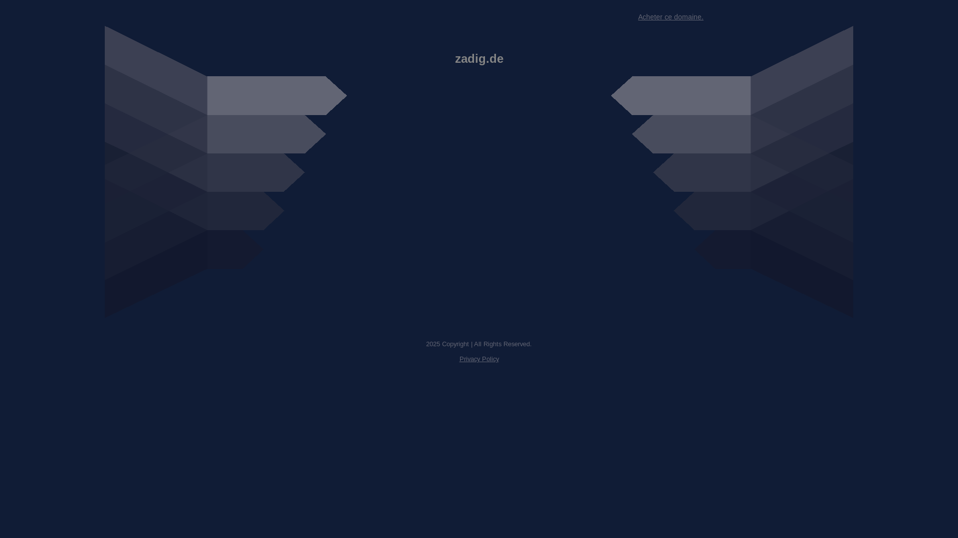 website screenshot of https://dev.zadig.de
