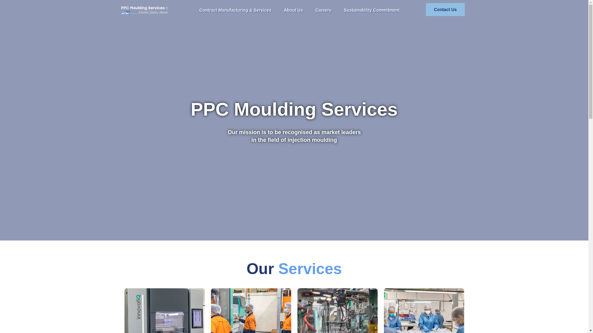 website screenshot of https://mouldingservices.services/