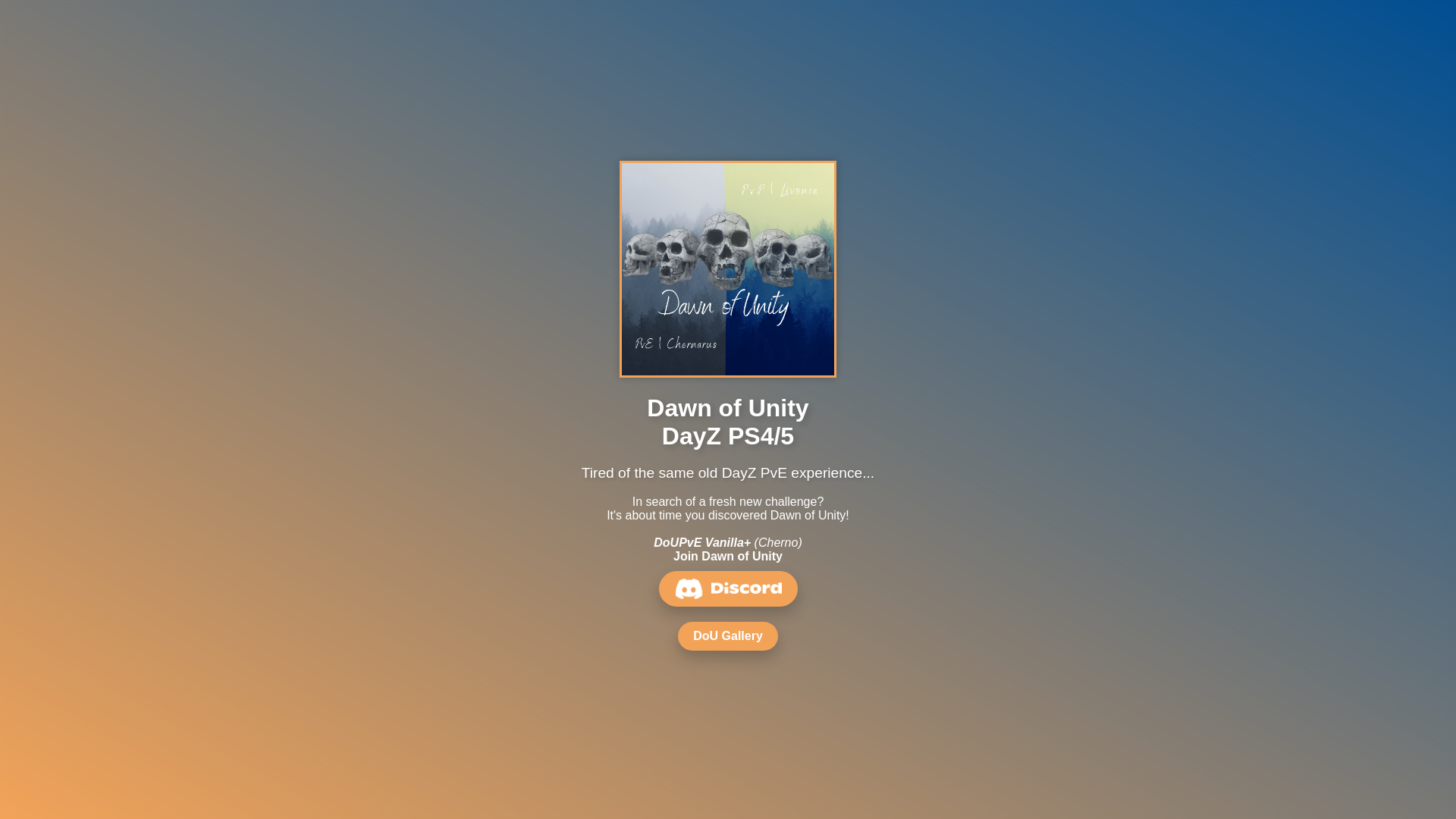 website screenshot of https://dawnofunity.pages.dev/