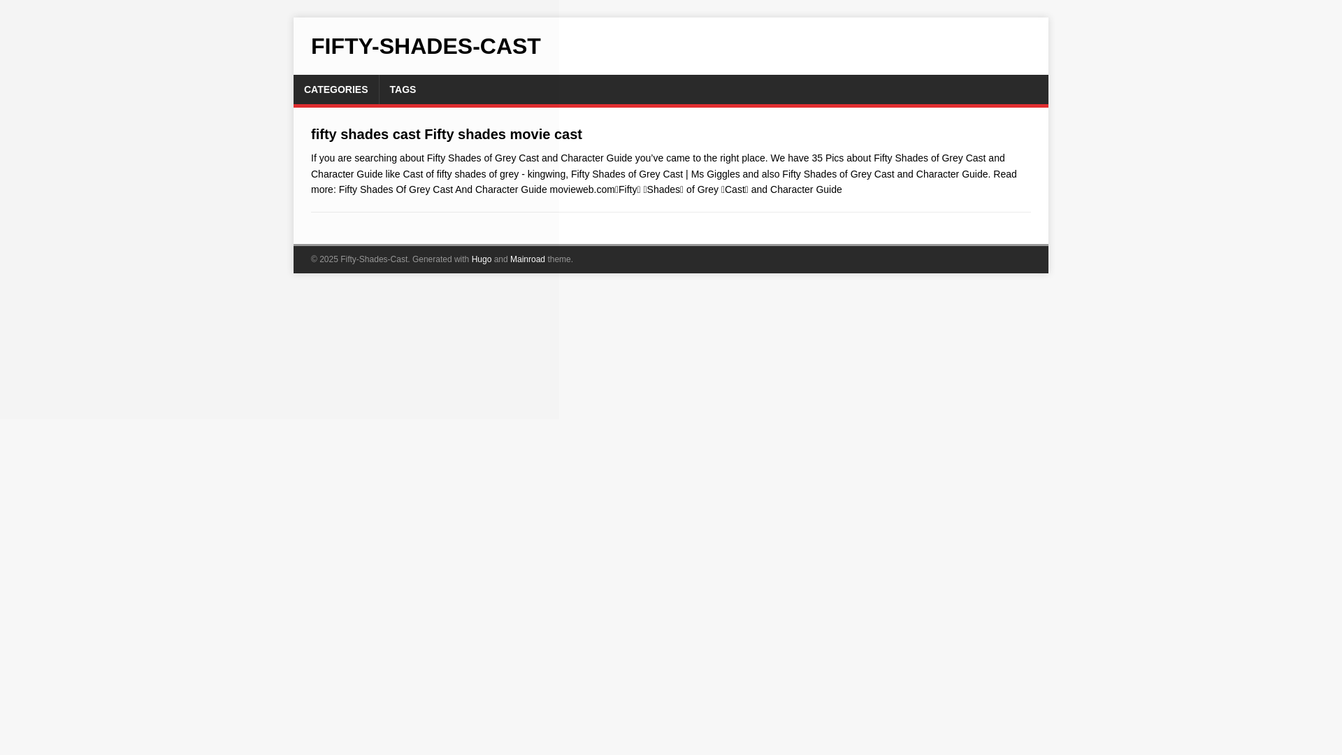 website screenshot of https://fifty-shades-cast.pages.dev/