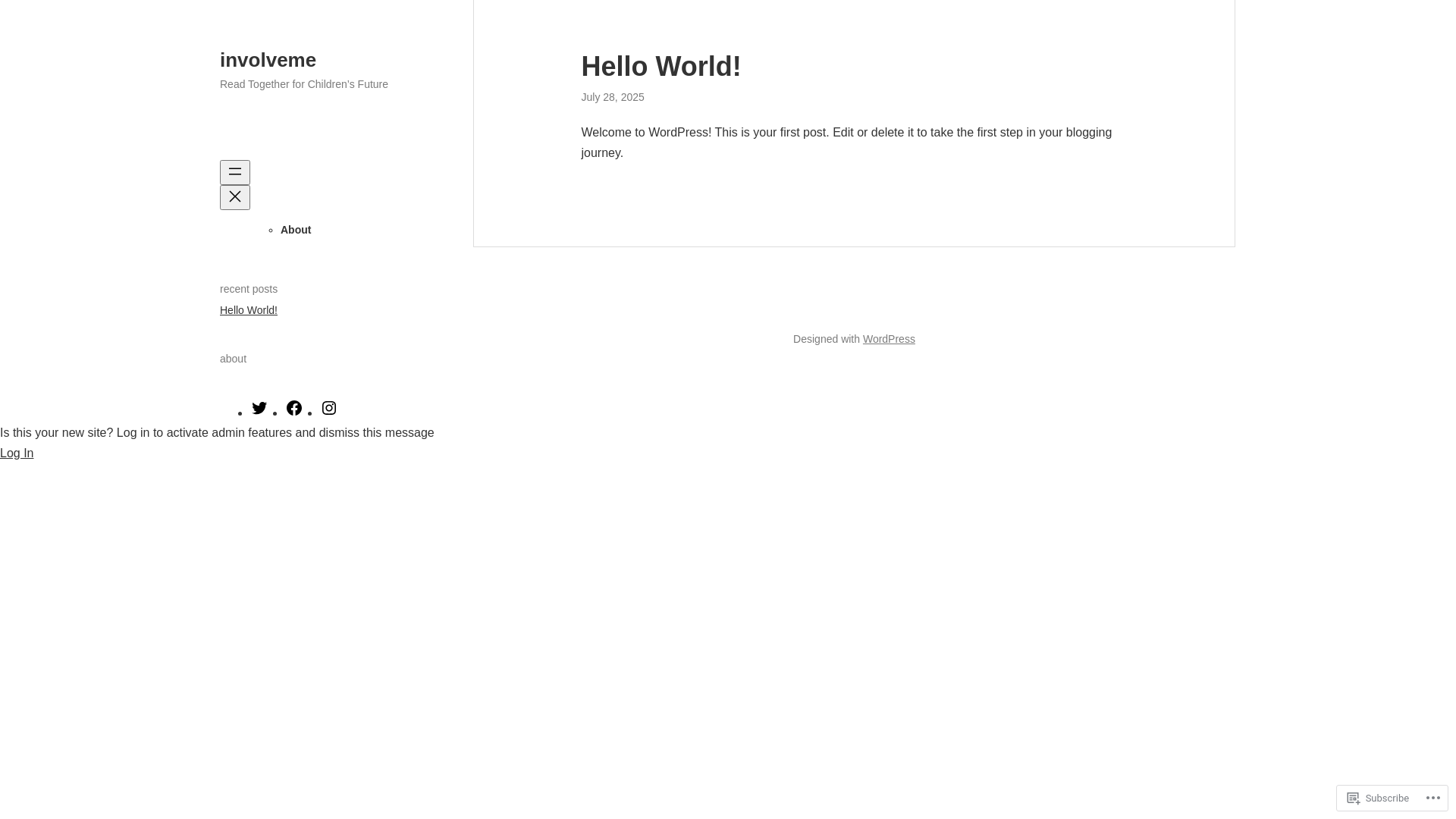 website screenshot of https://involve-me.org/