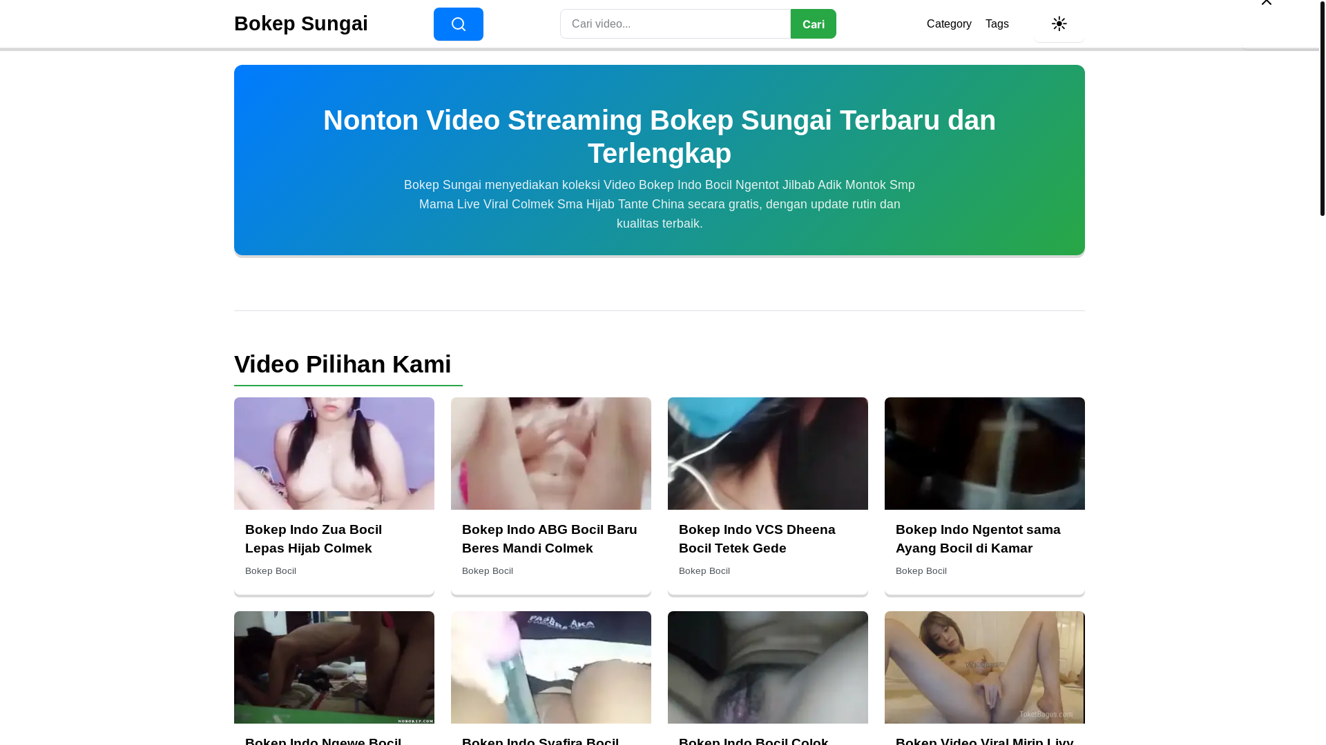 website screenshot of https://bokepsungai.pages.dev/