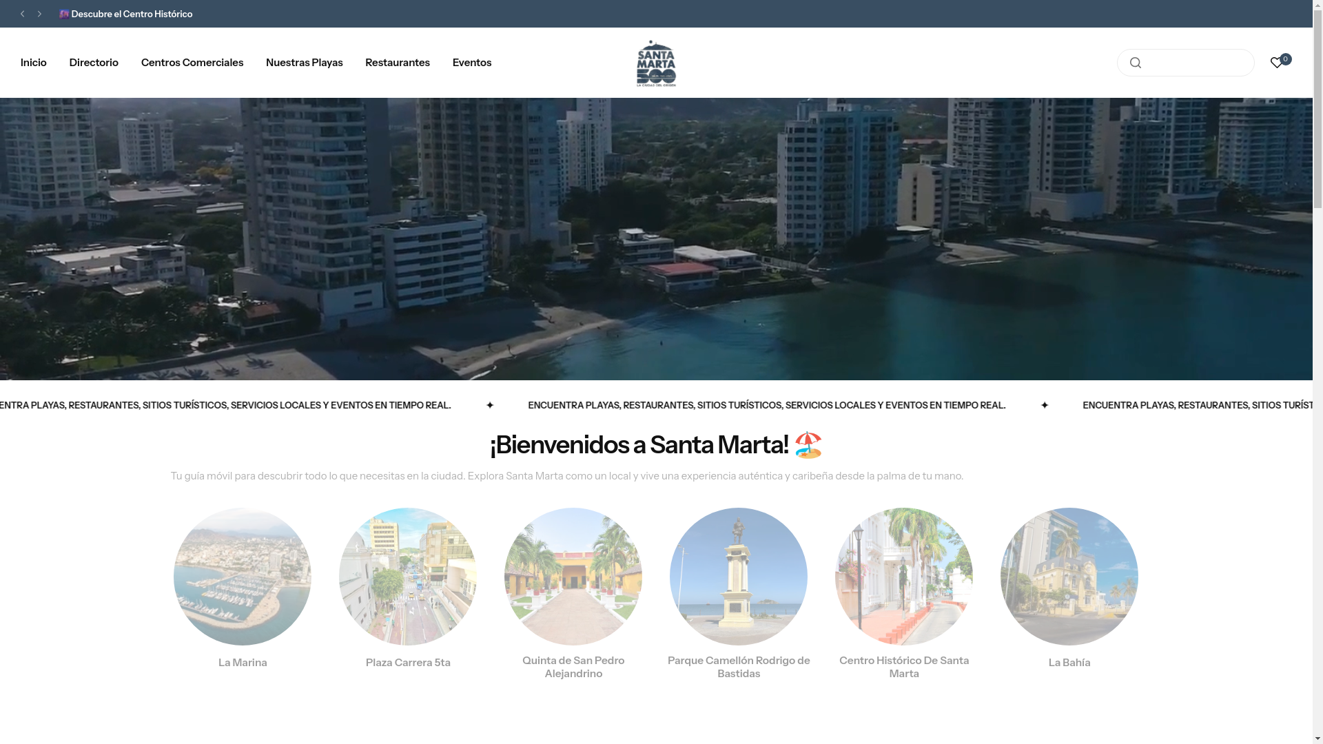 website screenshot of https://misantamarta.online/