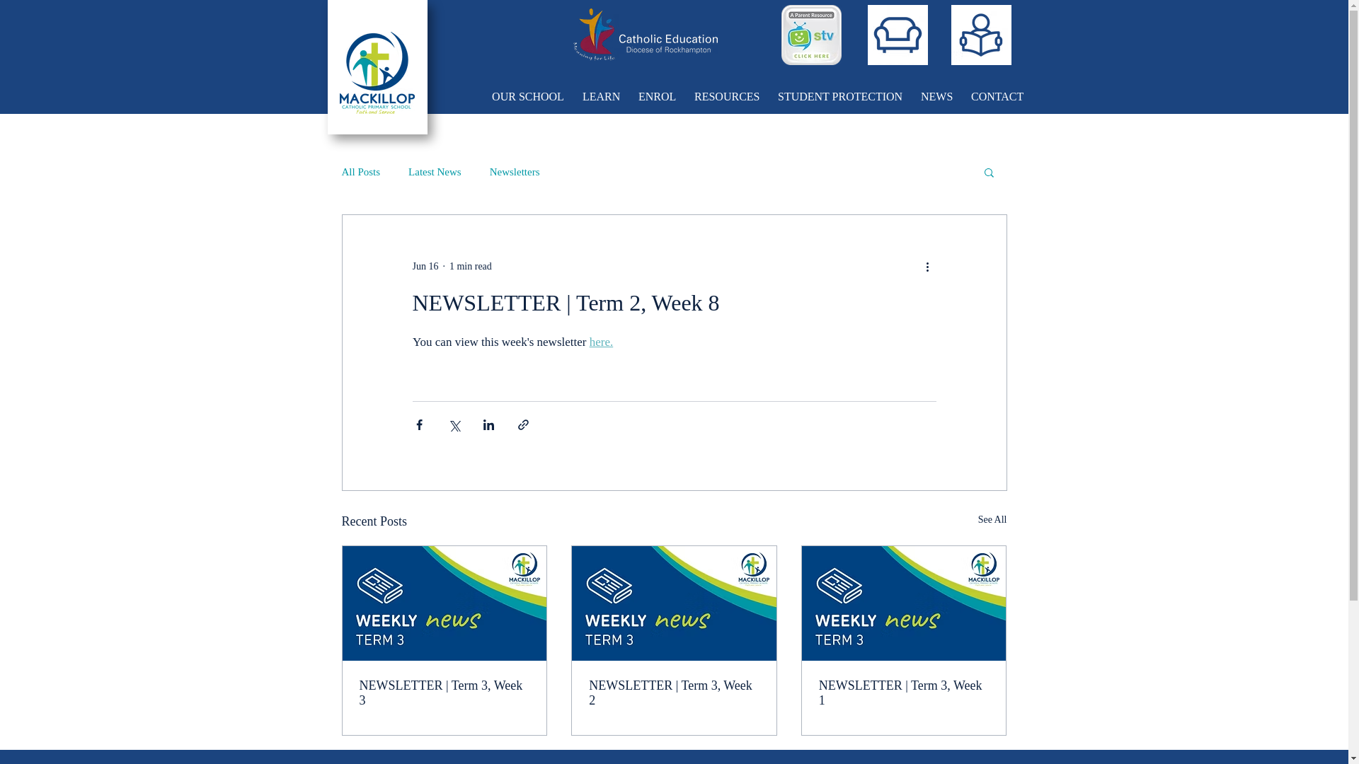website screenshot of https://www.mnmrok.catholic.edu.au/post/newsletter-term-2-week-8