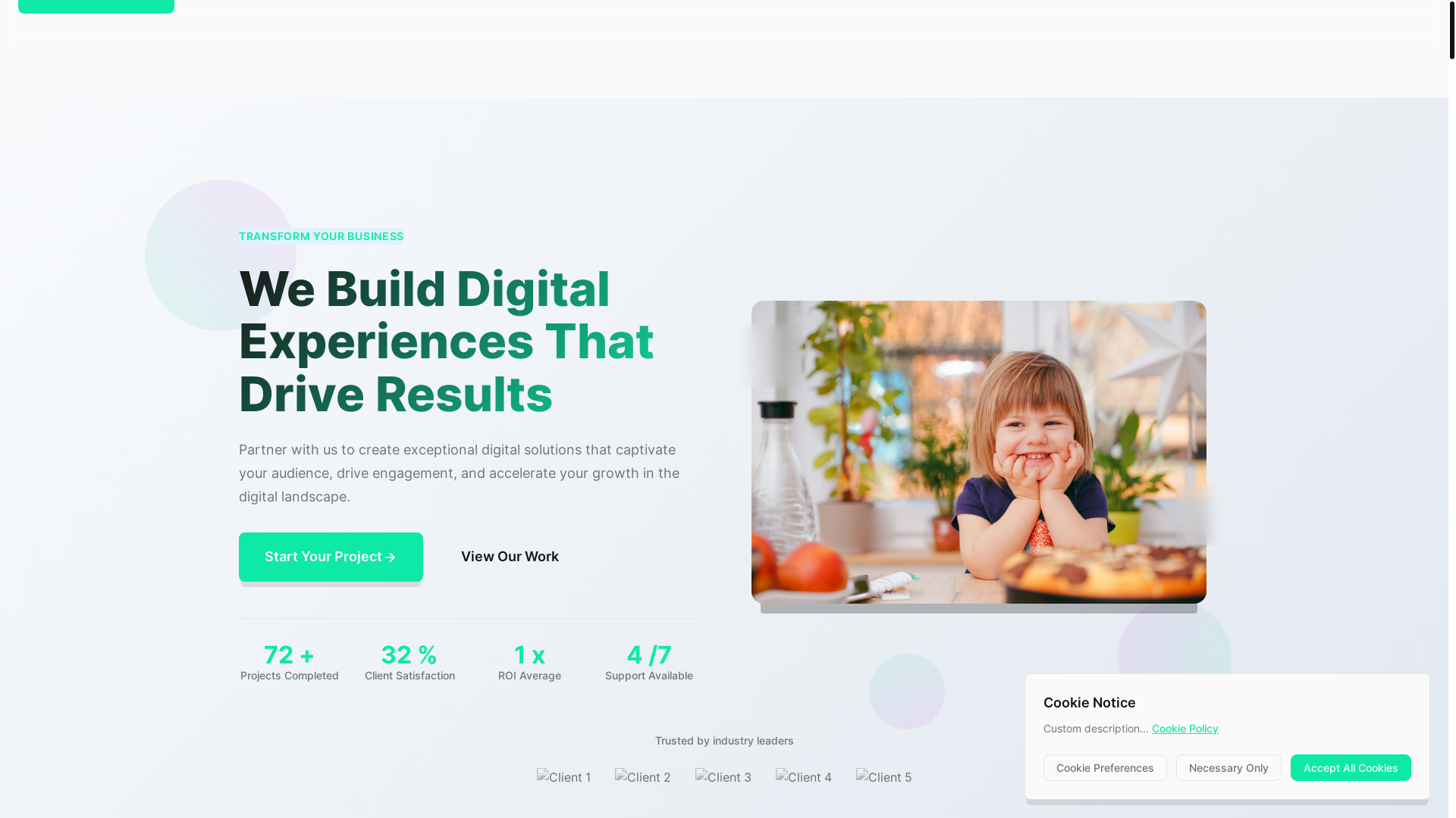 website screenshot of https://techcreations-astro-2025.pages.dev/