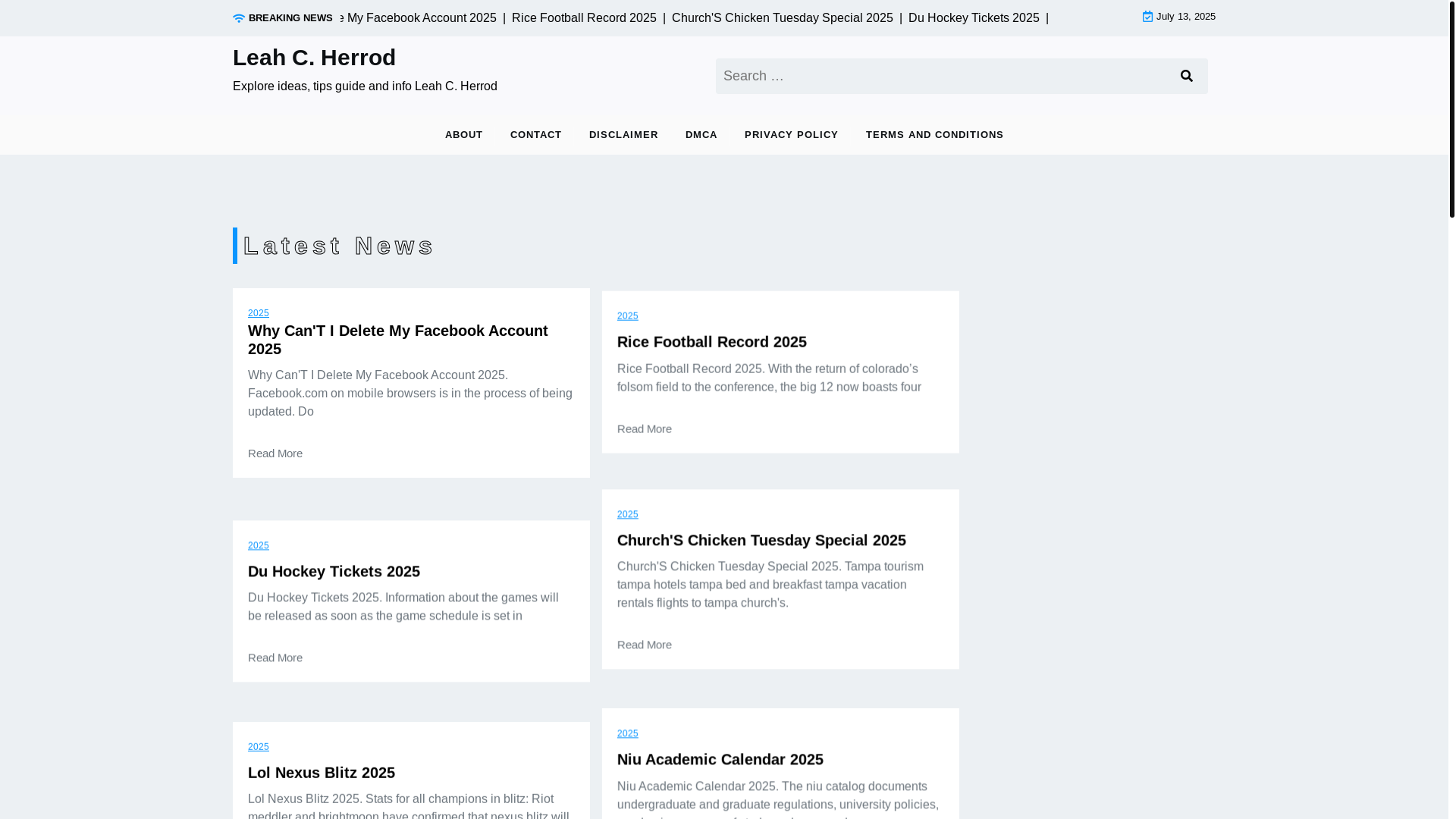 website screenshot of https://leahcherrod.pages.dev/