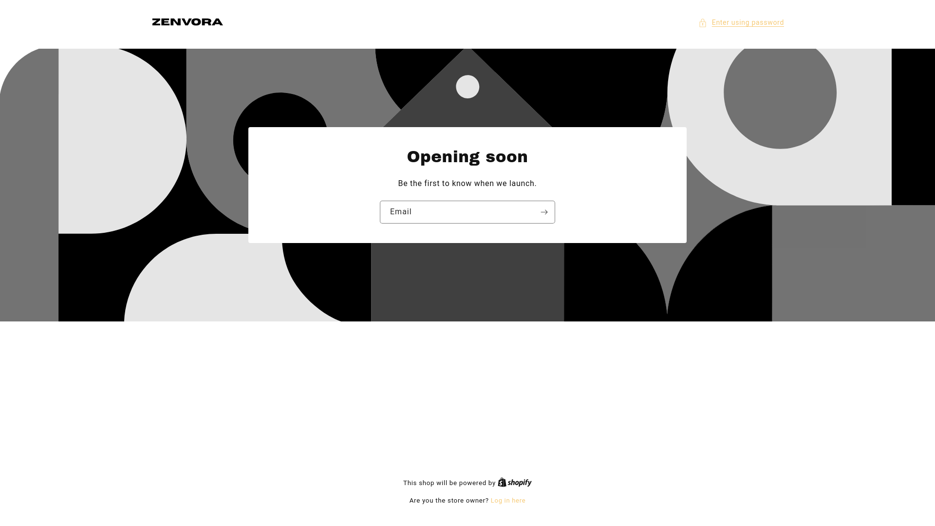 website screenshot of https://thezenvora.com/
