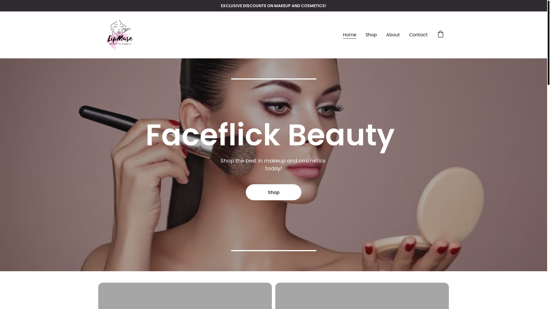 website screenshot of https://faceflick.online/