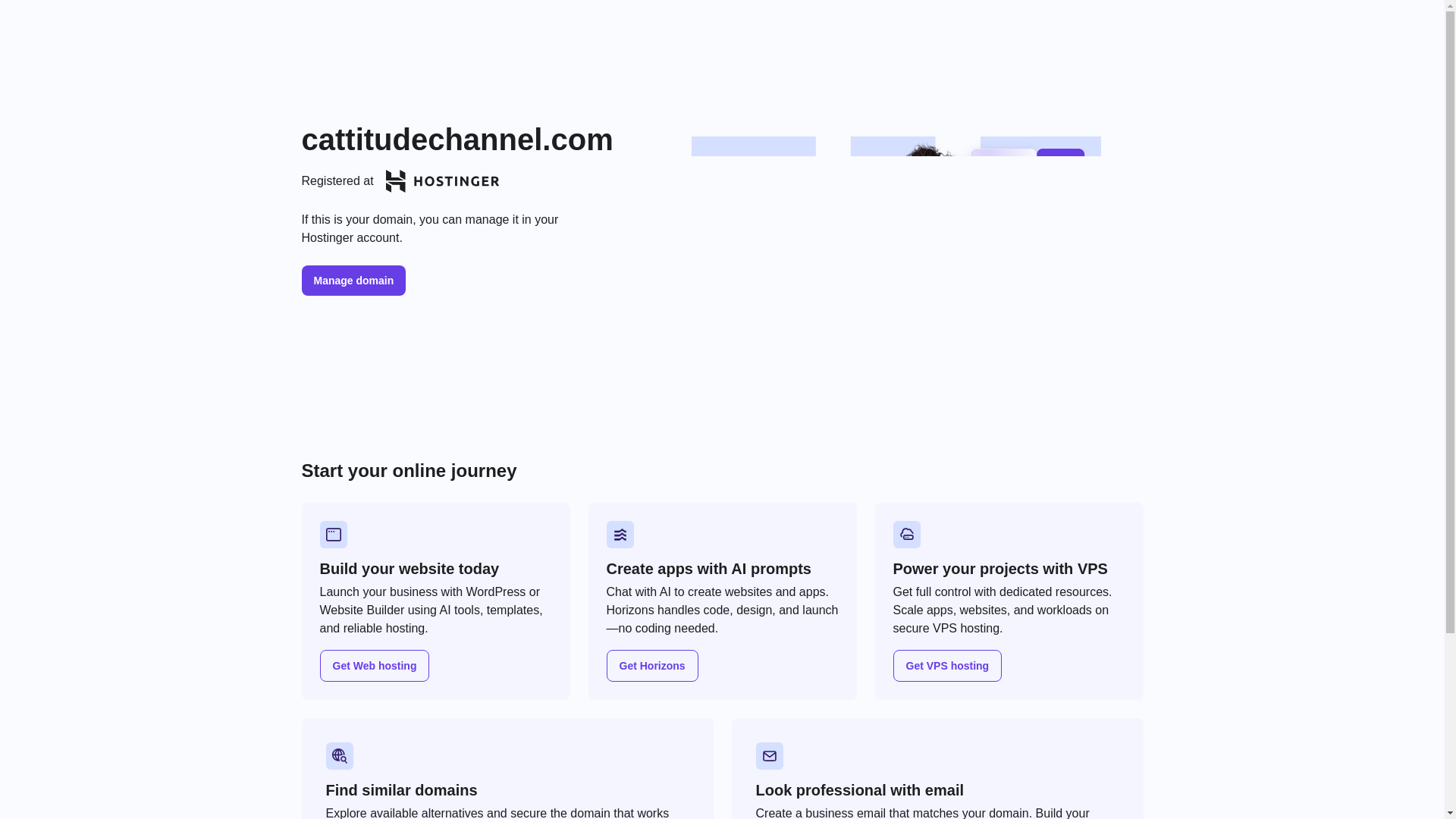 website screenshot of https://cattitudechannel.com/