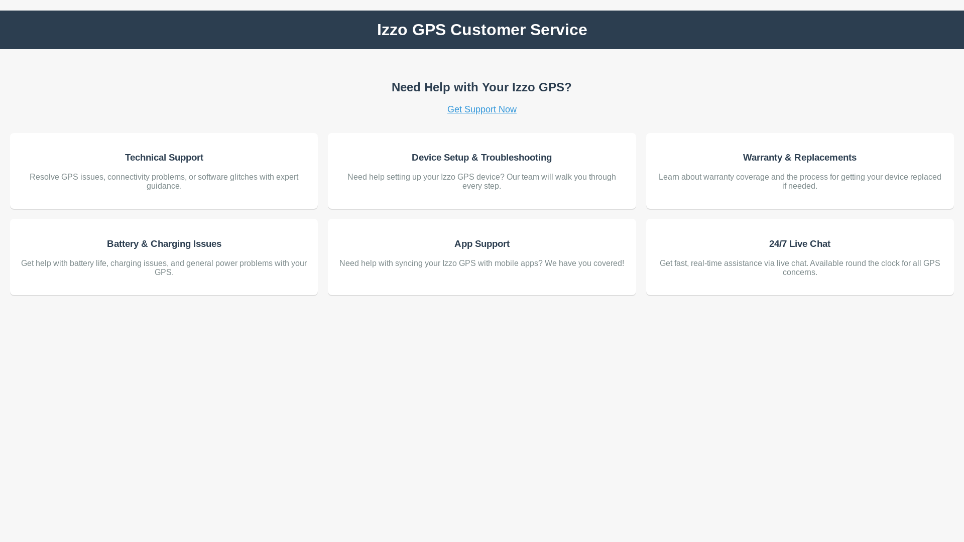 website screenshot of https://izzo-gps-update.pages.dev/