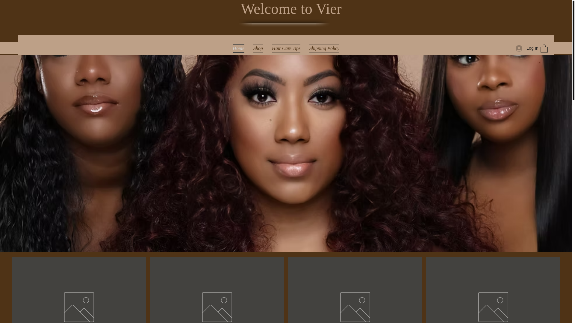 website screenshot of https://vierxvhair.com/