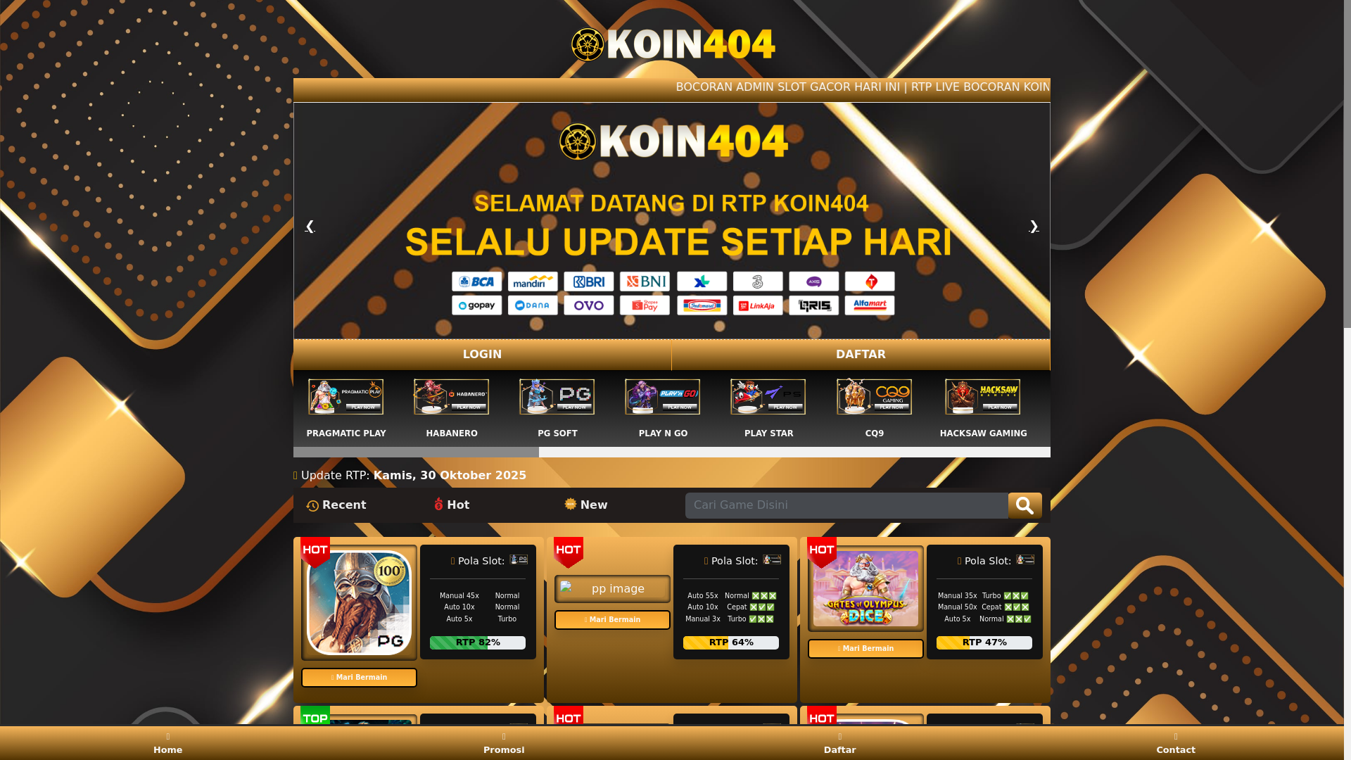 website screenshot of https://rtp-koin404batman.pro/