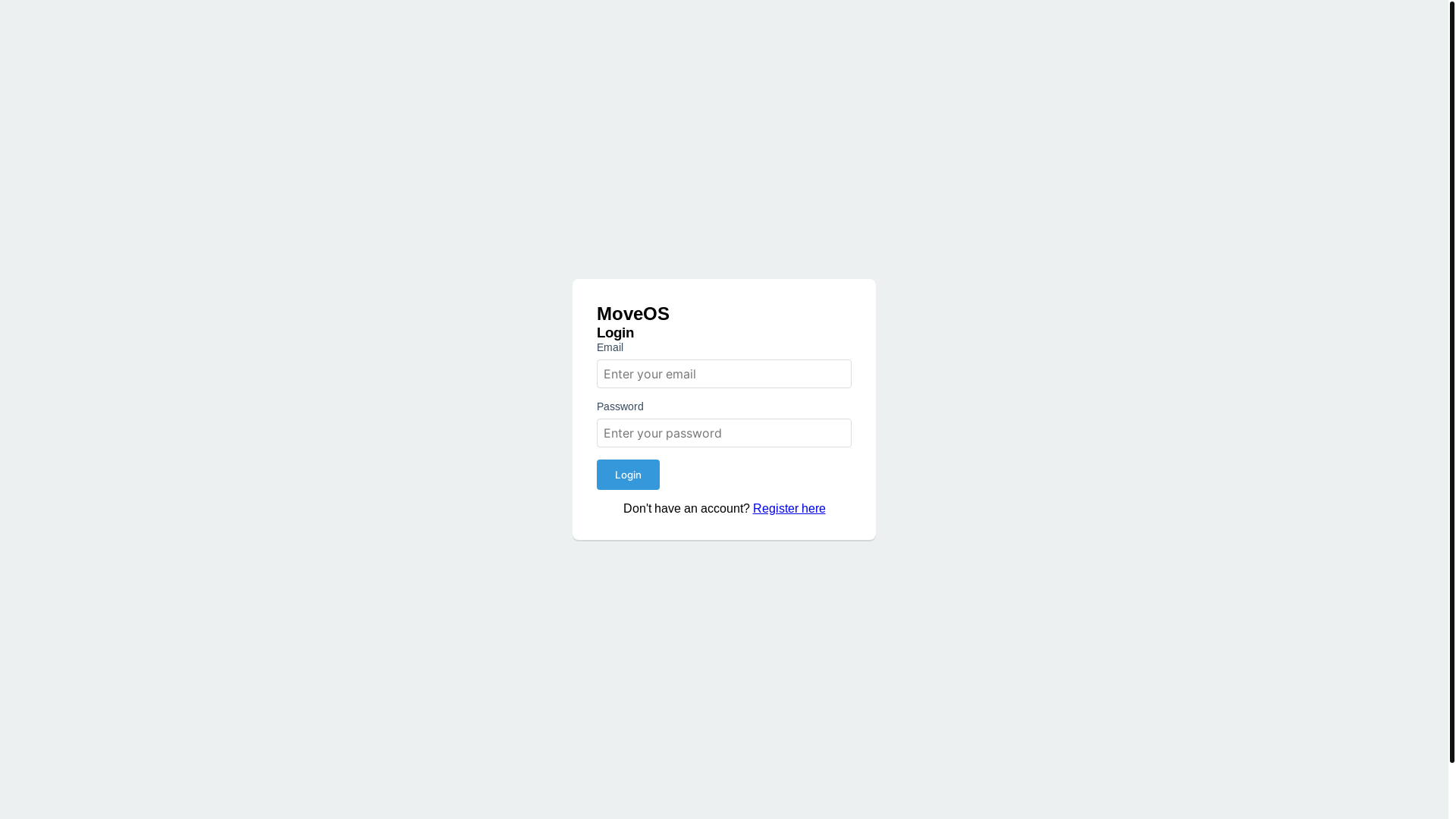 website screenshot of https://moveos.io/