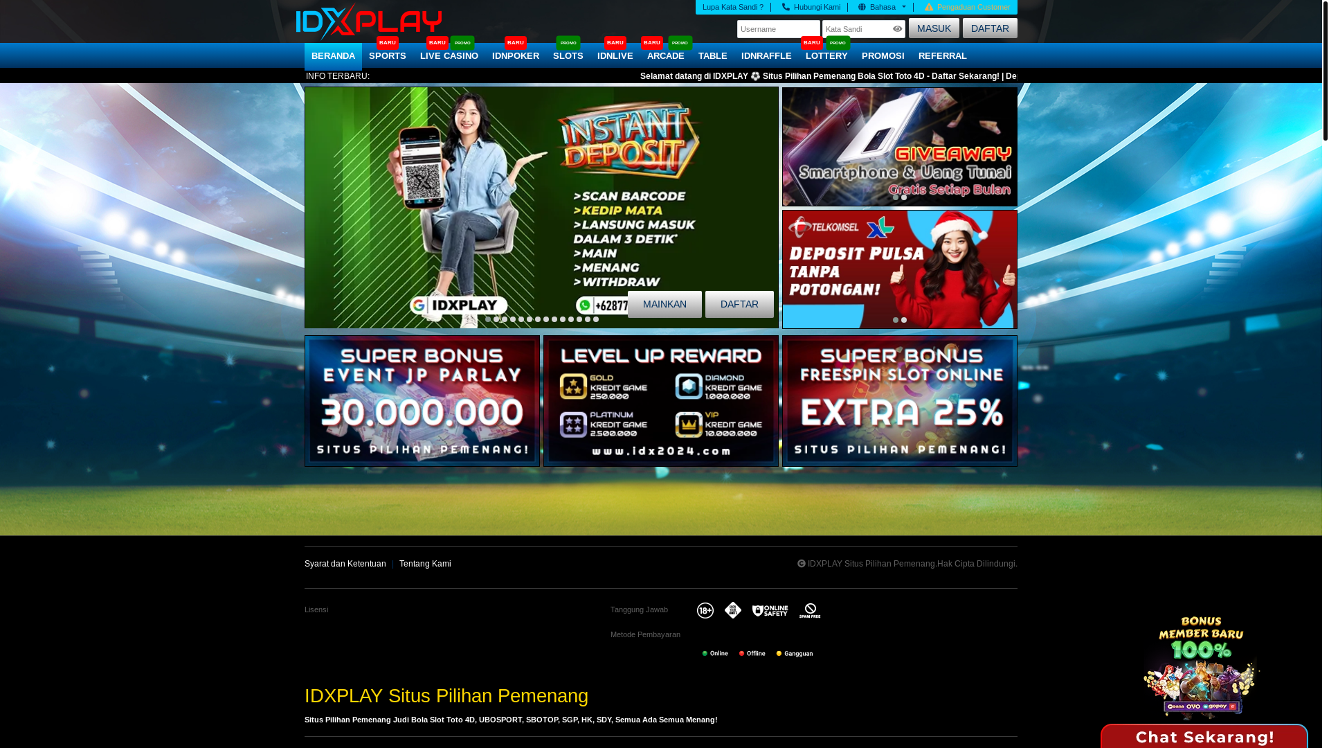 website screenshot of https://idxplayasli.com/