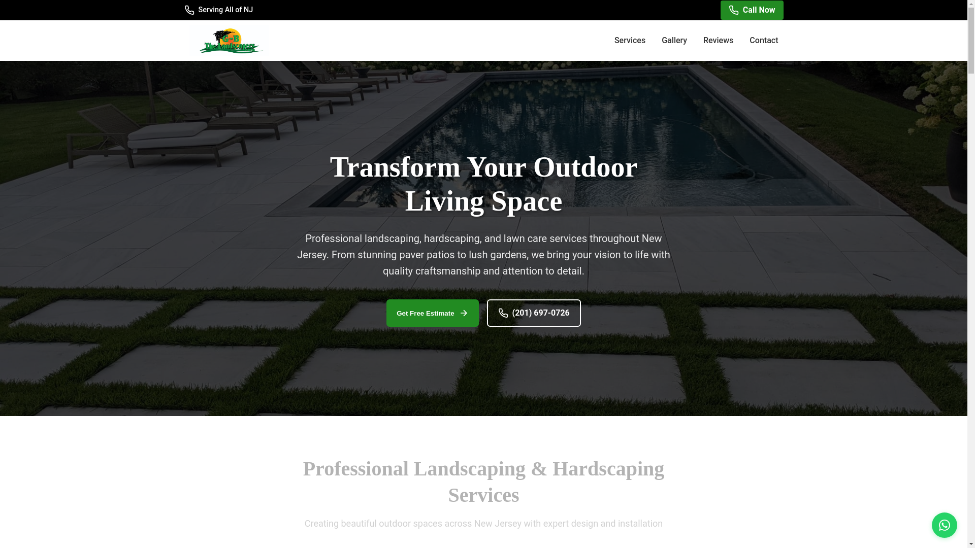 website screenshot of https://gbthelandscapersdev.pages.dev/