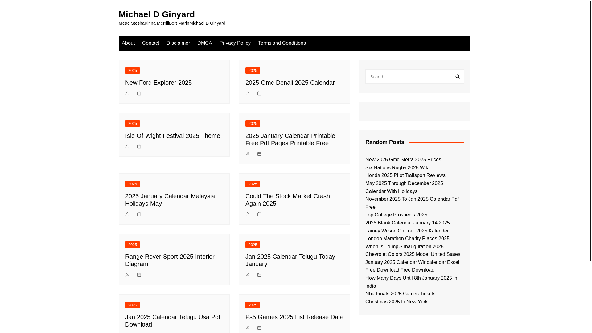 website screenshot of https://michaeldginyardt.pages.dev/