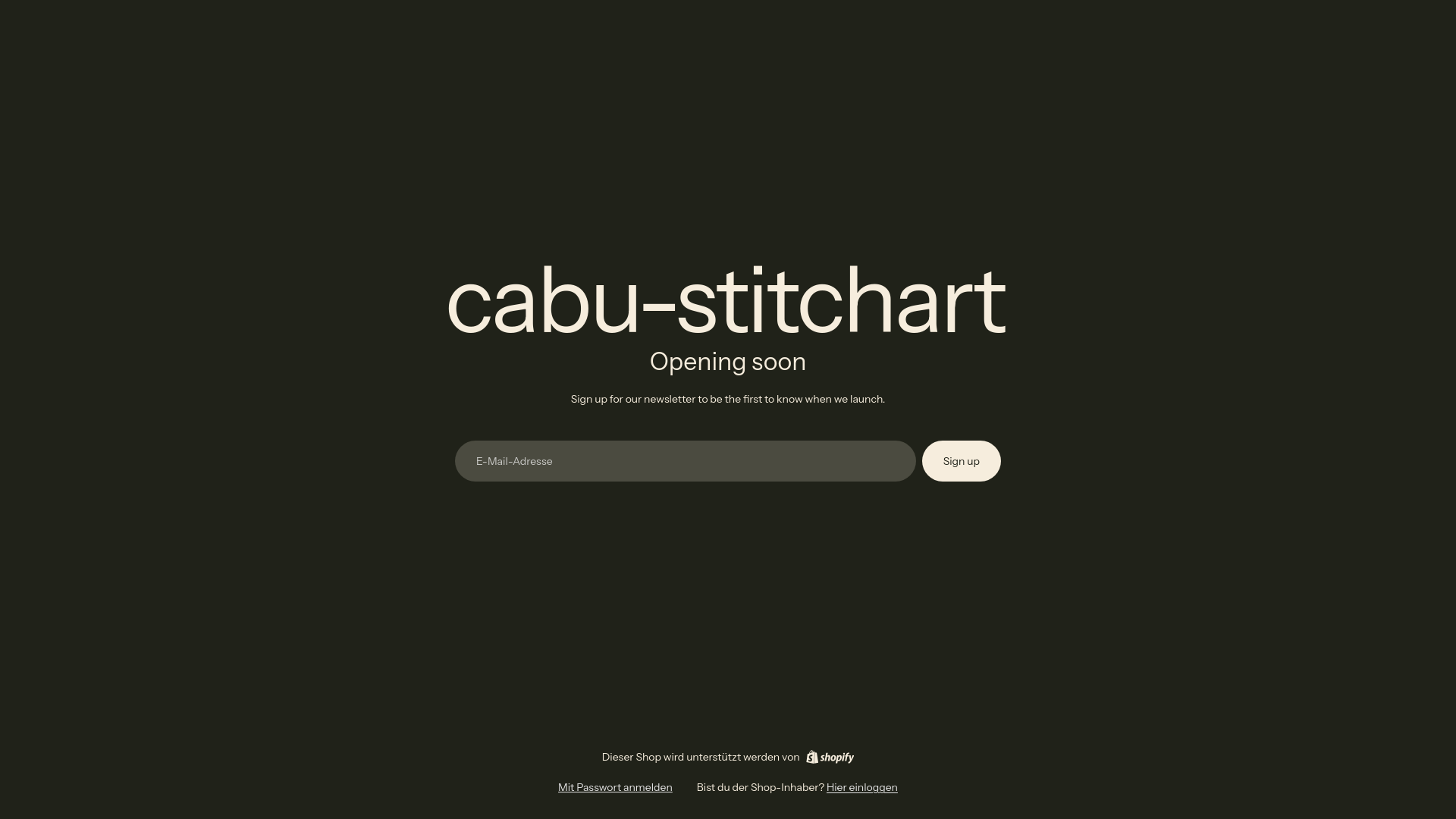 website screenshot of https://cabu-stitchart.com/