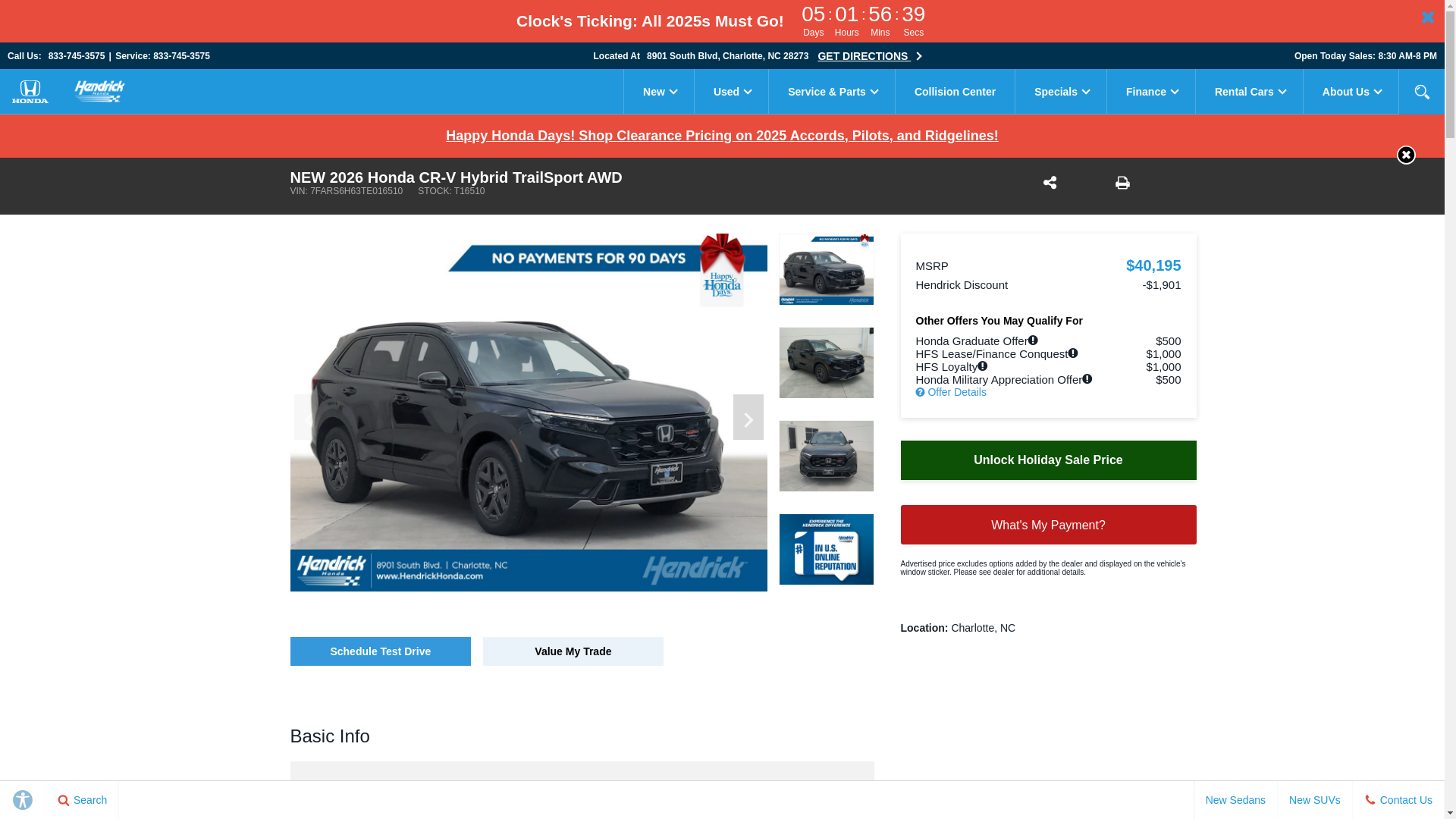 website screenshot of https://www.hendrickhonda.com/inventory/new-2026-honda-cr-v-hybrid-trailsport-awd-awd-suv-7fars6h63te016510/?store={store_code}