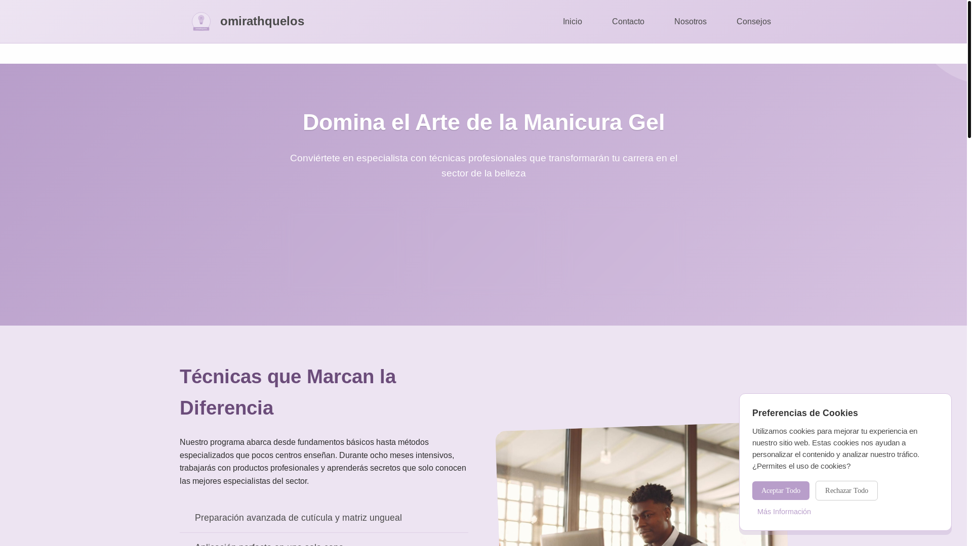 website screenshot of https://omirathquelos.sbs/