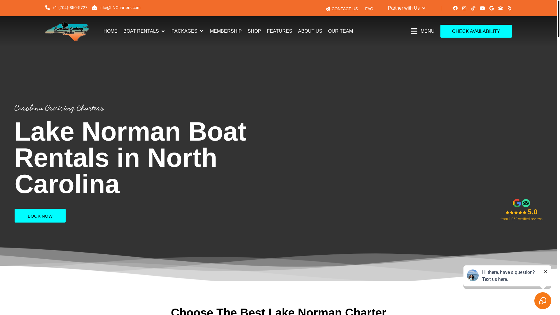 website screenshot of https://cruising-charters.com/