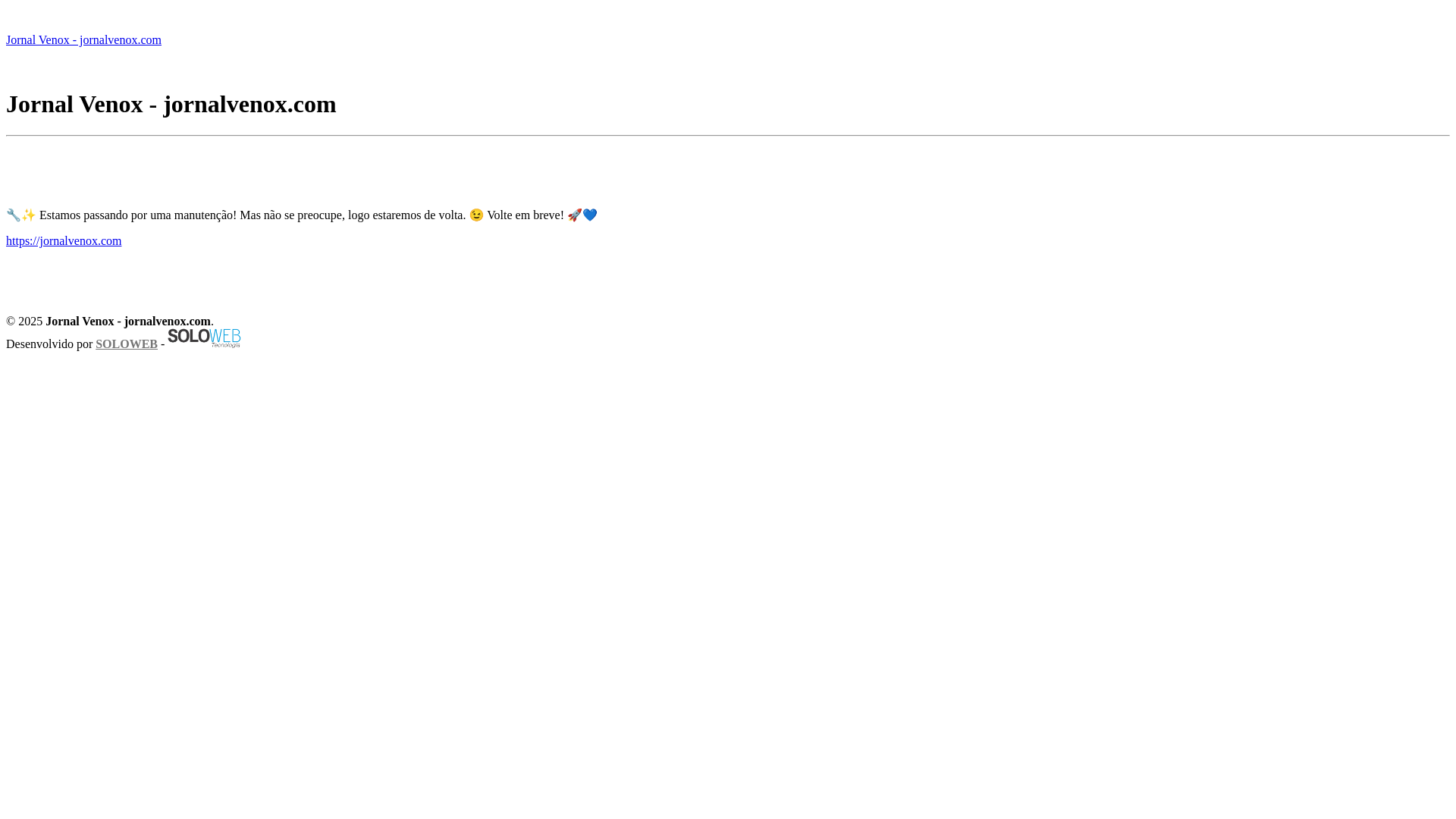 website screenshot of https://jornalvenox.com/
