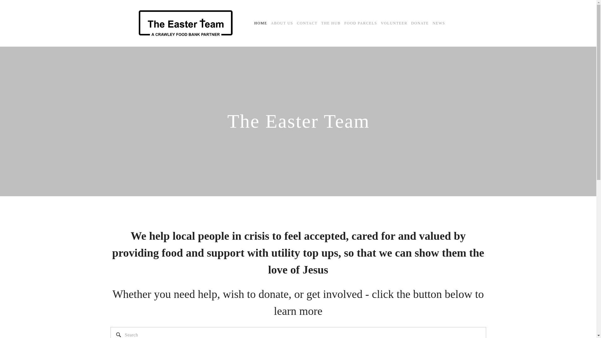 website screenshot of https://easterteam.org/