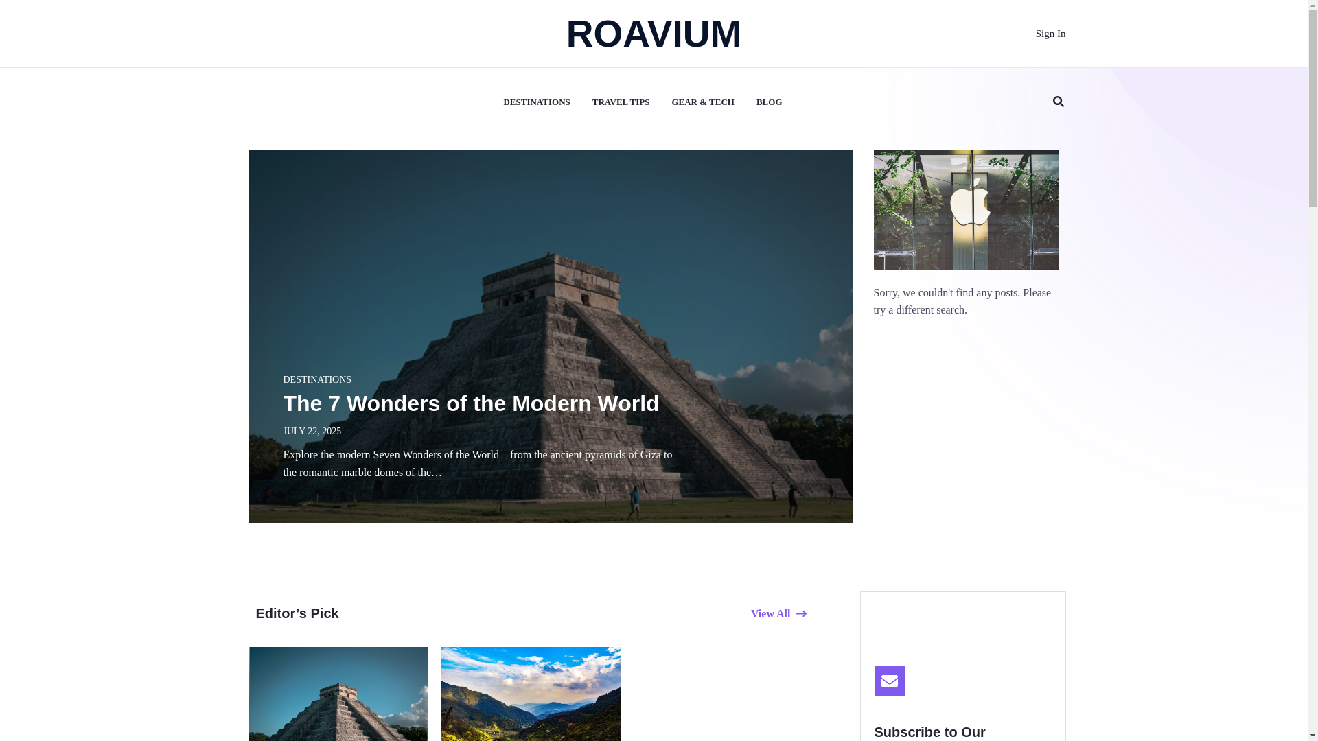 website screenshot of https://roavium.in/