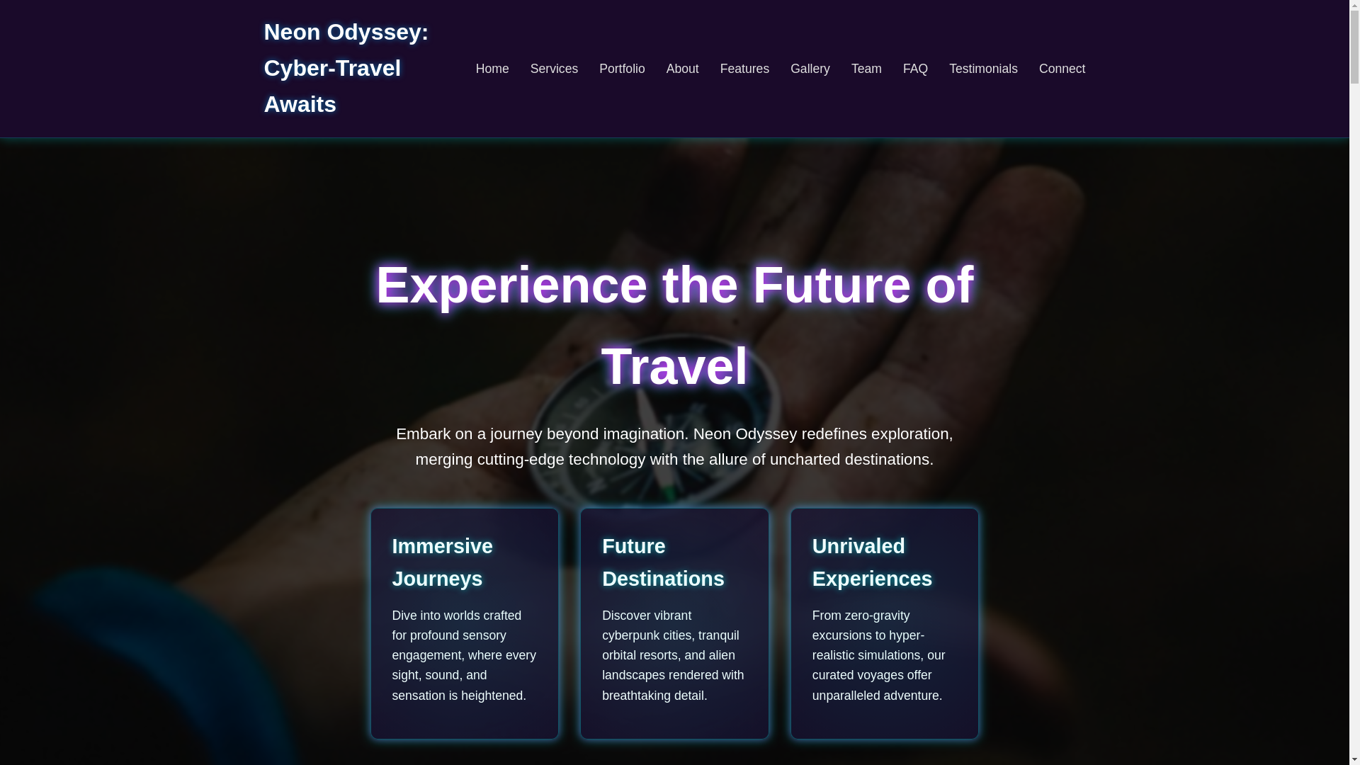 website screenshot of https://neonodysseycyber.pages.dev/