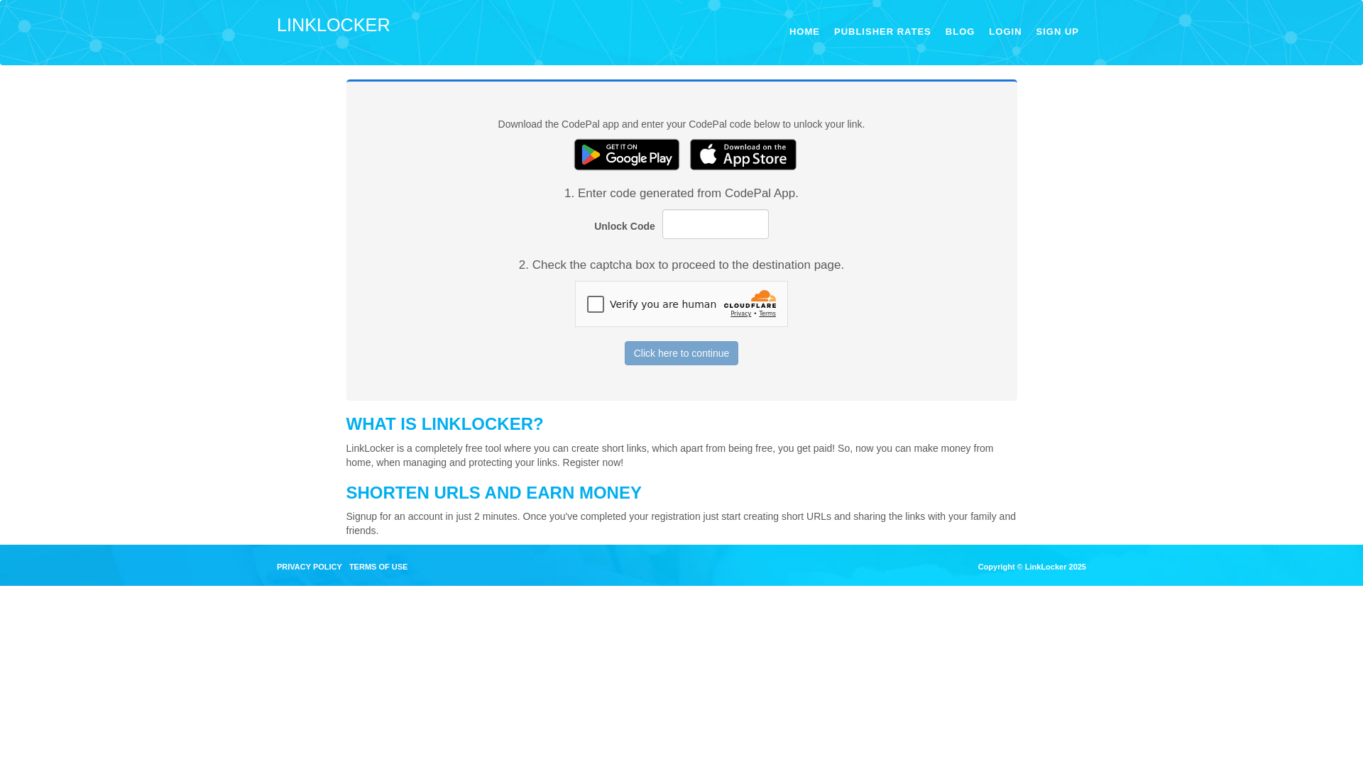 website screenshot of http://linklocker.cc/7Nqx