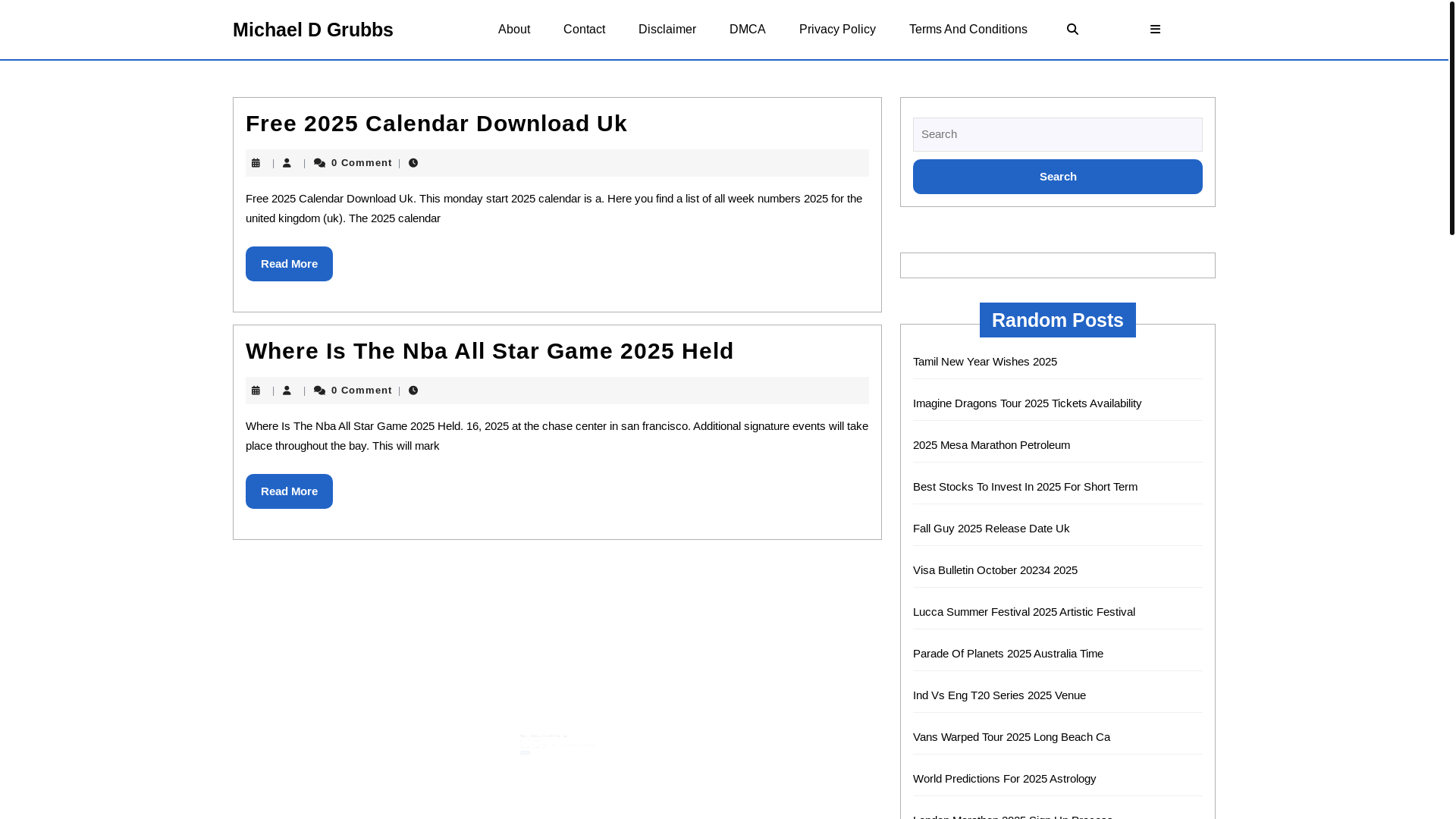 website screenshot of https://michaeldgrubbsj.pages.dev/