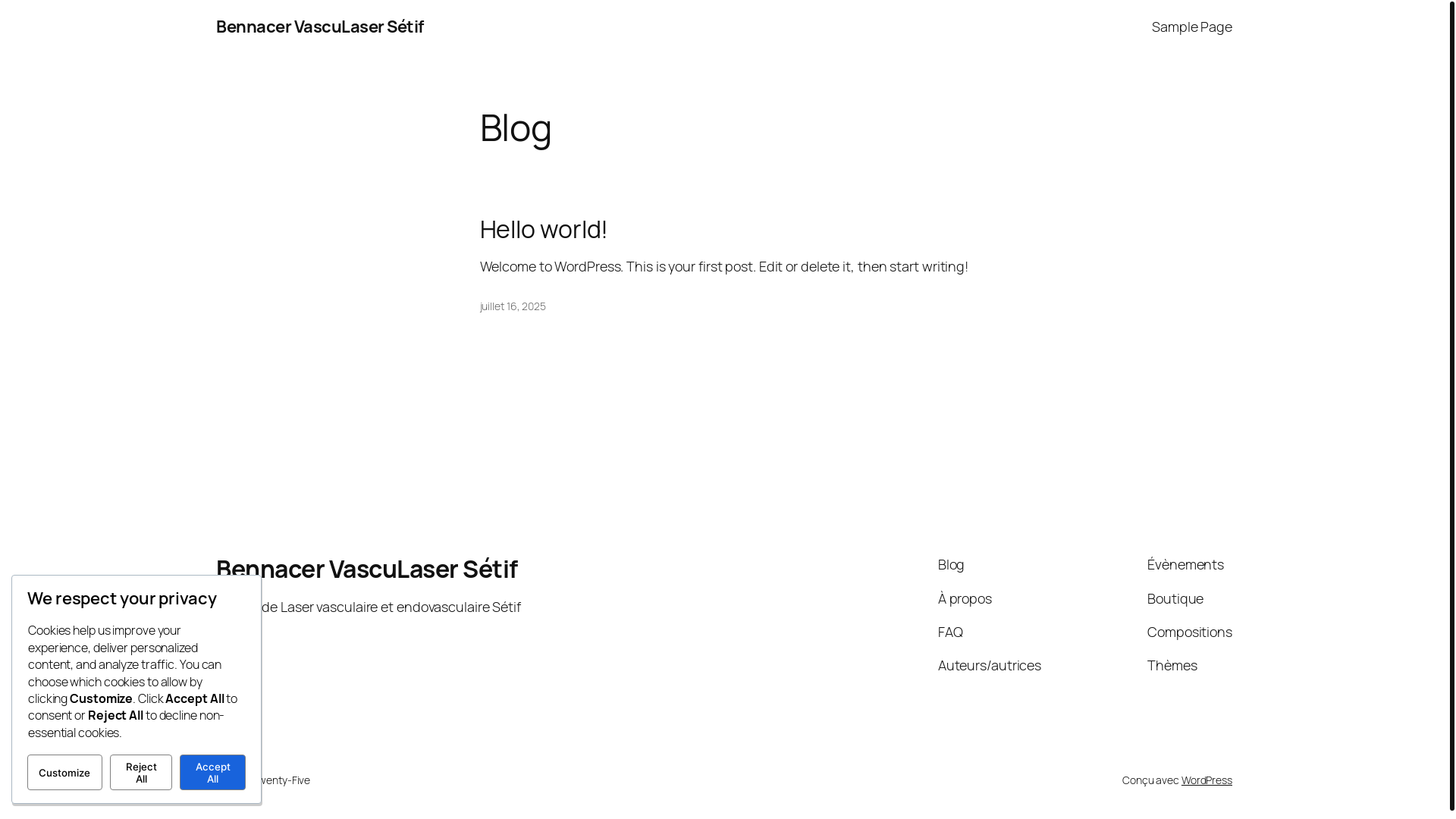 website screenshot of https://bennacervasculaser.com/