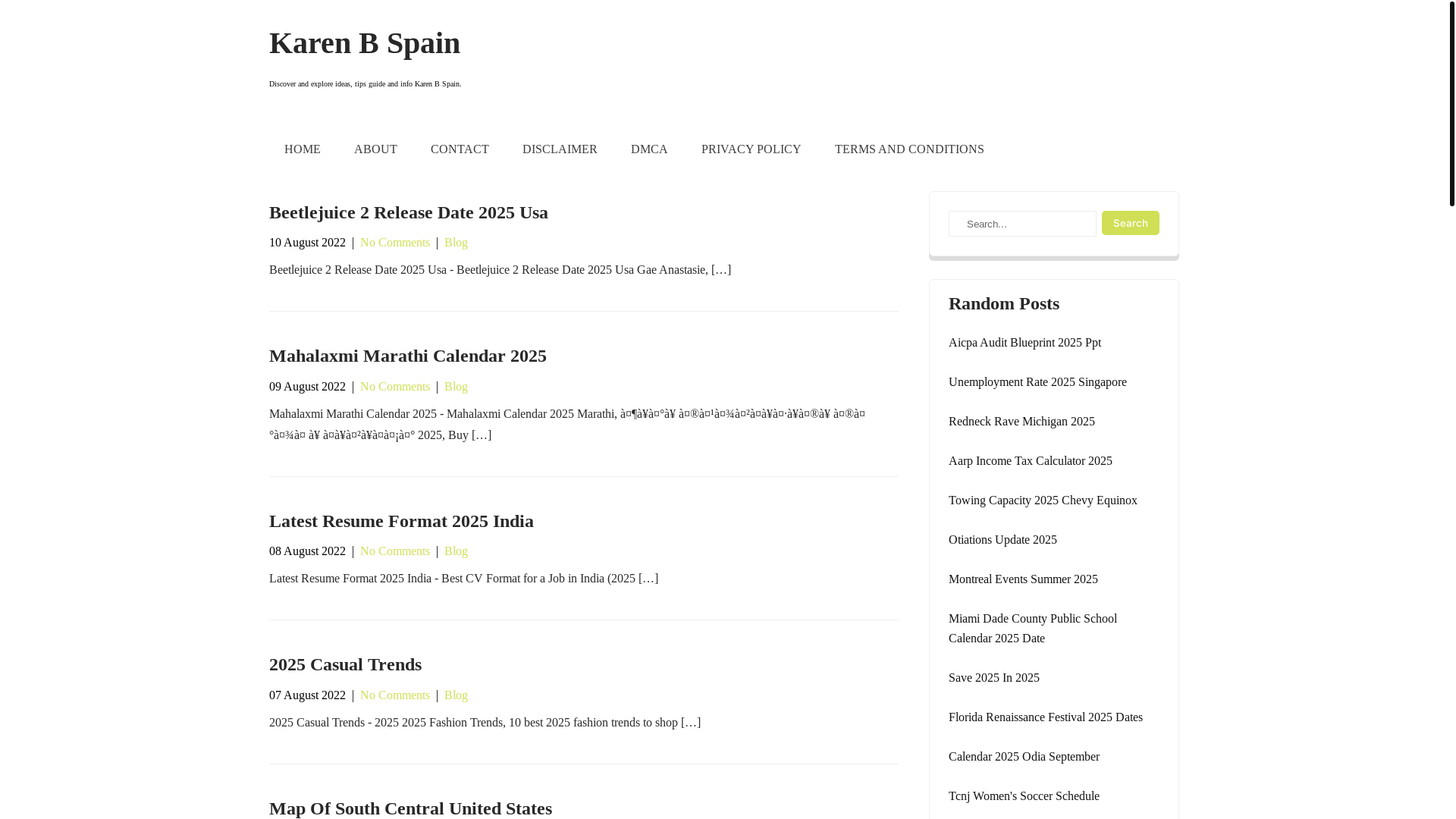 website screenshot of https://karenbspainl.pages.dev/